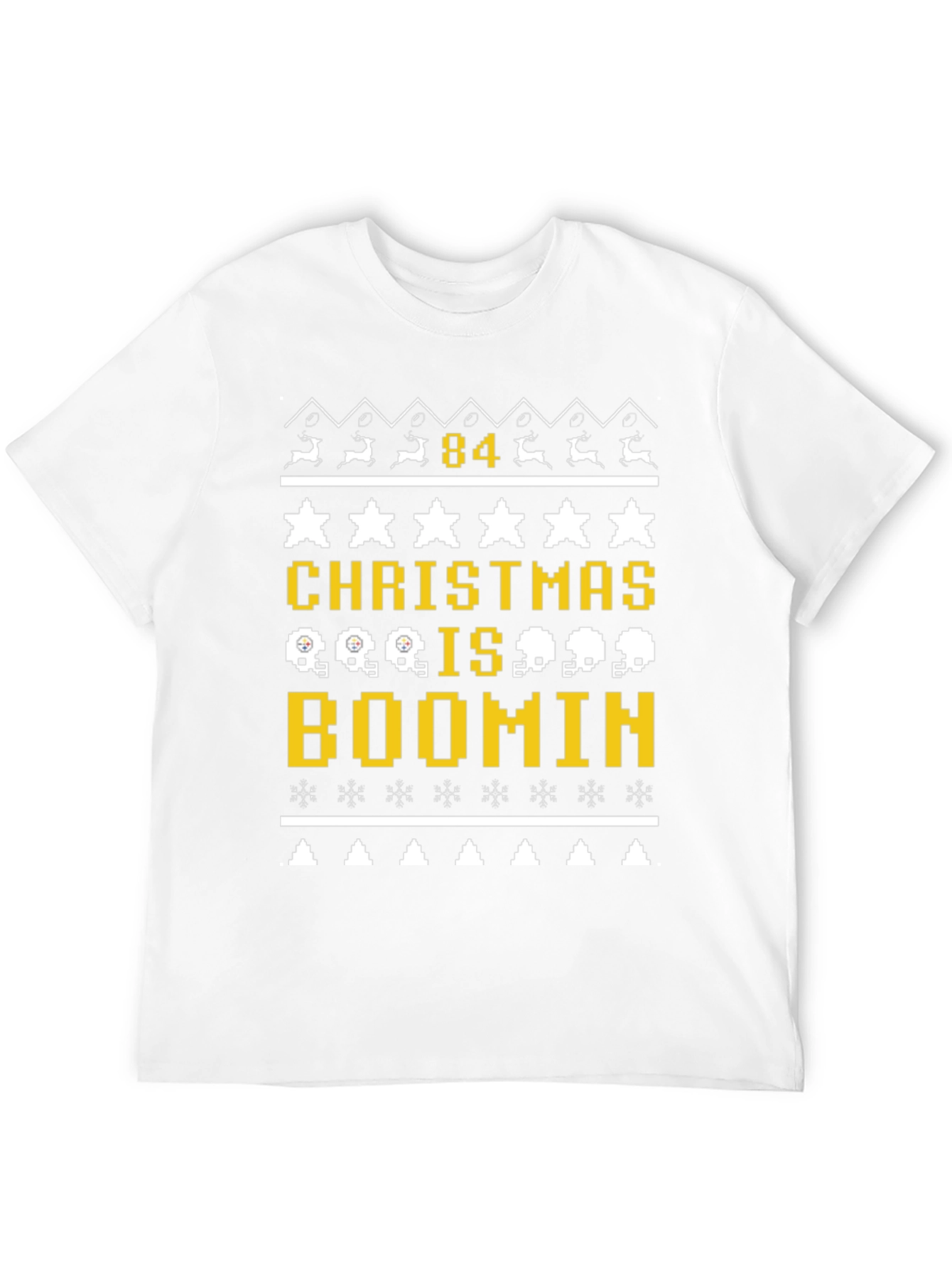 Christmas is Boomin Sweater Pattern T-Shirt