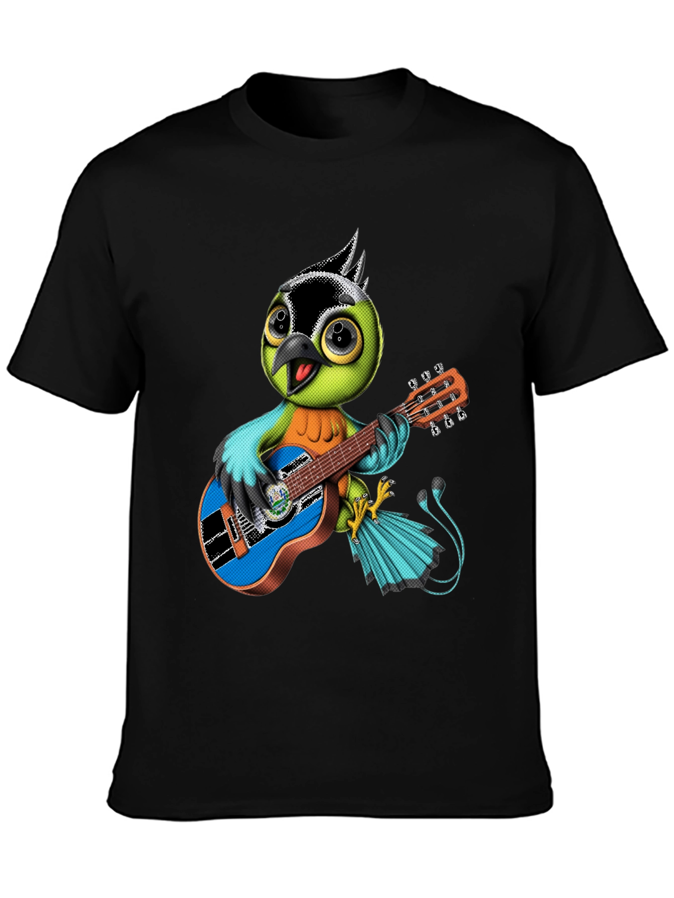 Bird Playing Guitar T-Shirt