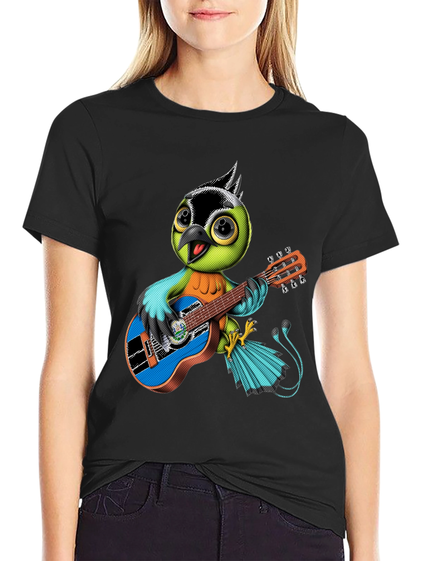 Bird Playing Guitar T-Shirt