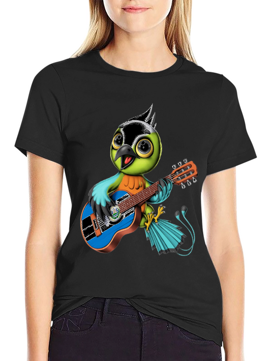 Bird Playing Guitar T-Shirt