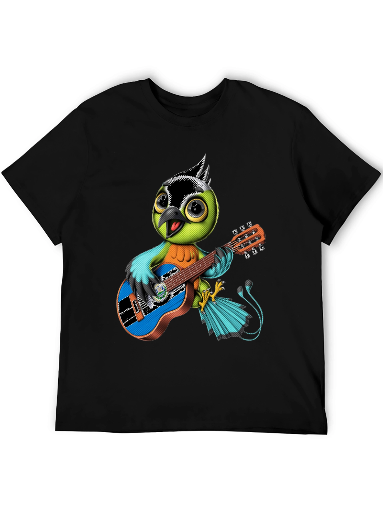 Bird Playing Guitar T-Shirt