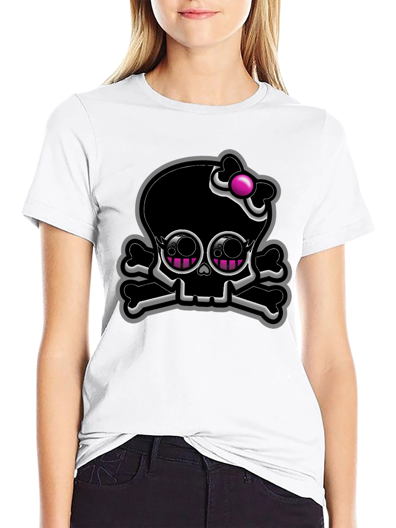 Skull & Crossbones Girls T-Shirt