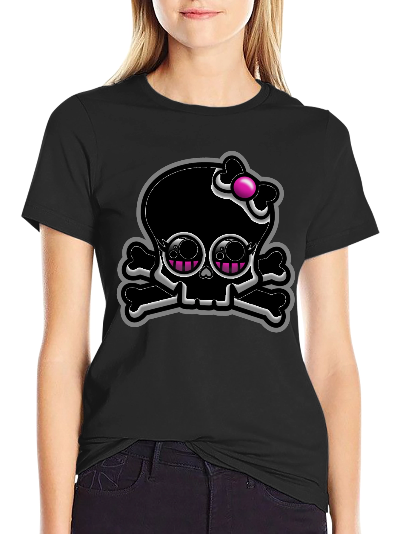 Skull & Crossbones Girls T-Shirt