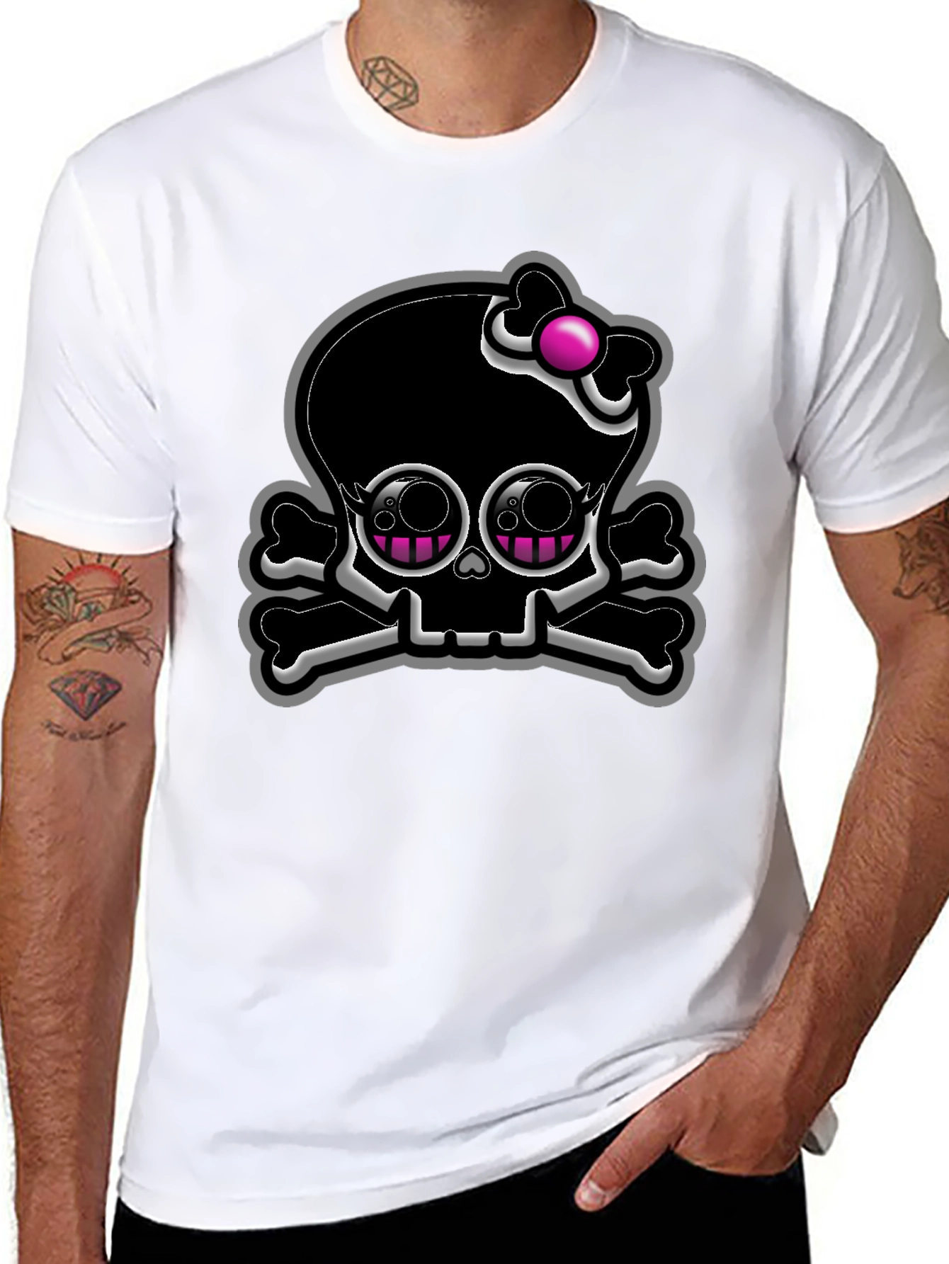 Skull & Crossbones Girls T-Shirt
