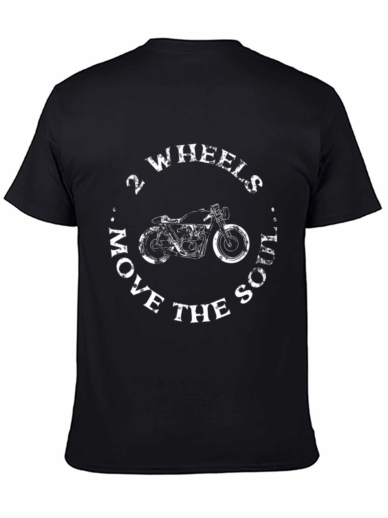 2 Wheels Move The Soul Graphic T-Shirt