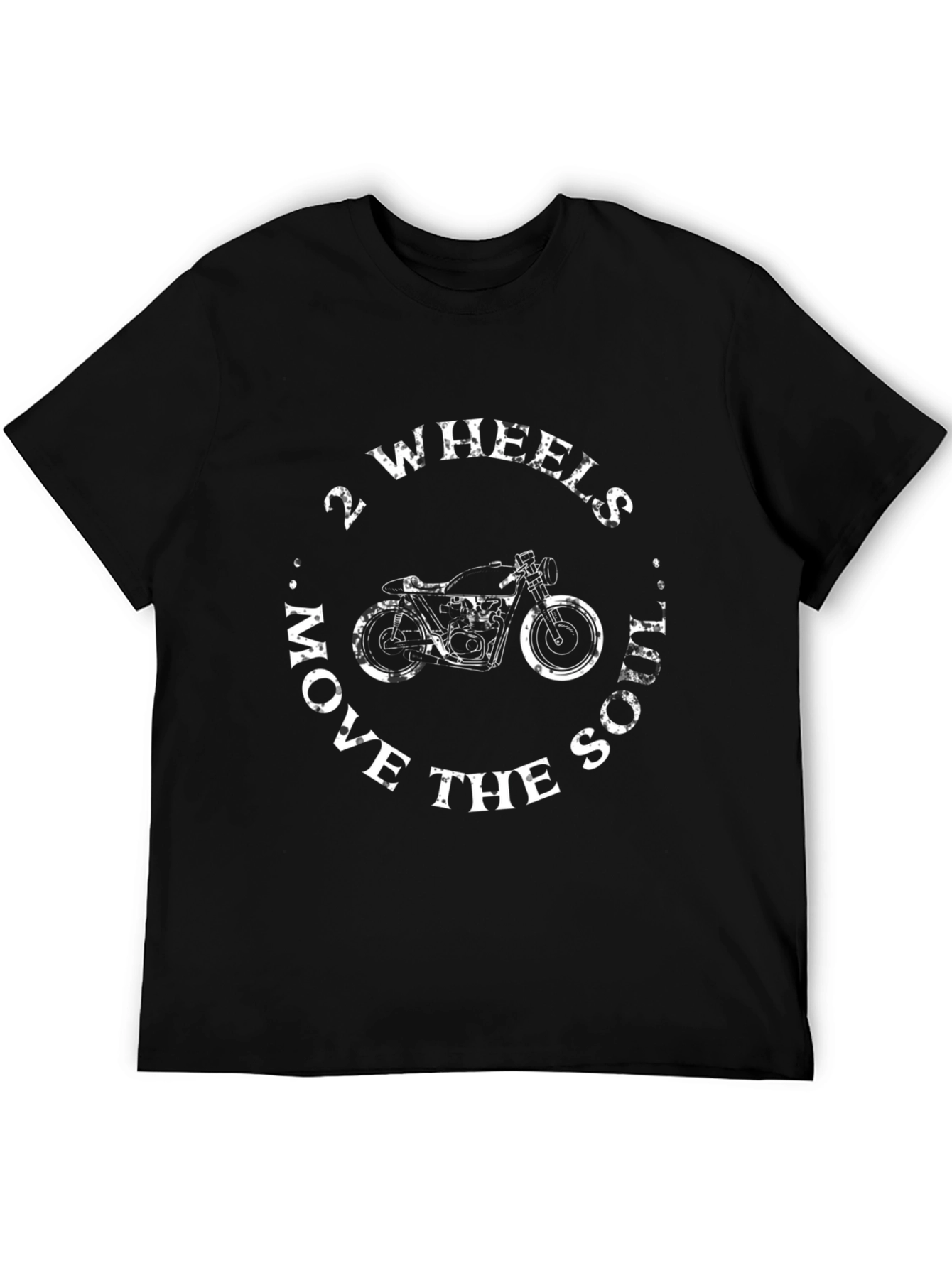 2 Wheels Move The Soul Graphic T-Shirt