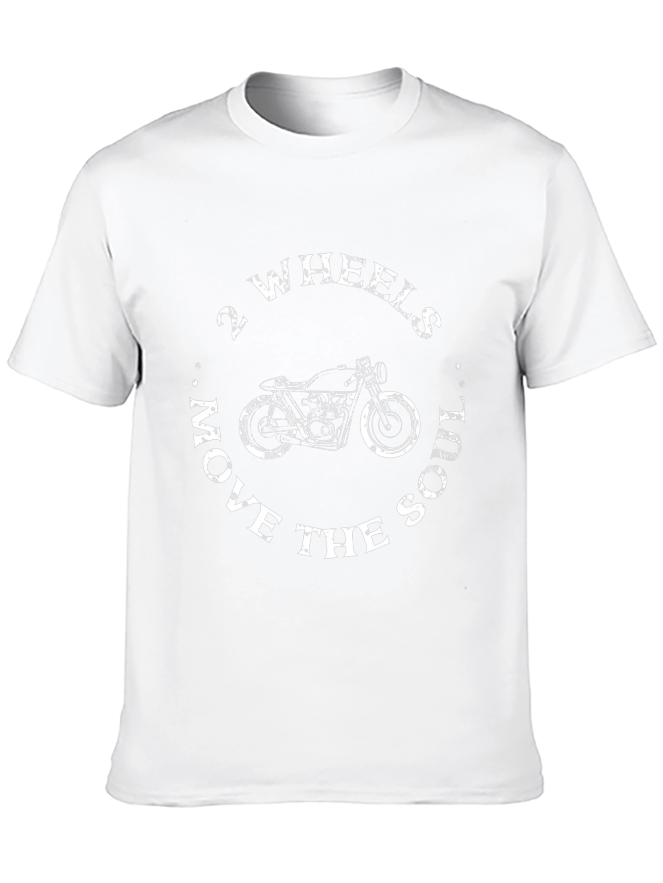 2 Wheels Move The Soul Graphic T-Shirt