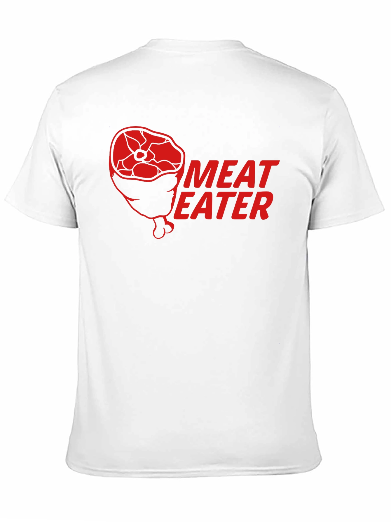Meat Eater Graphic Print Black T-Shirt
