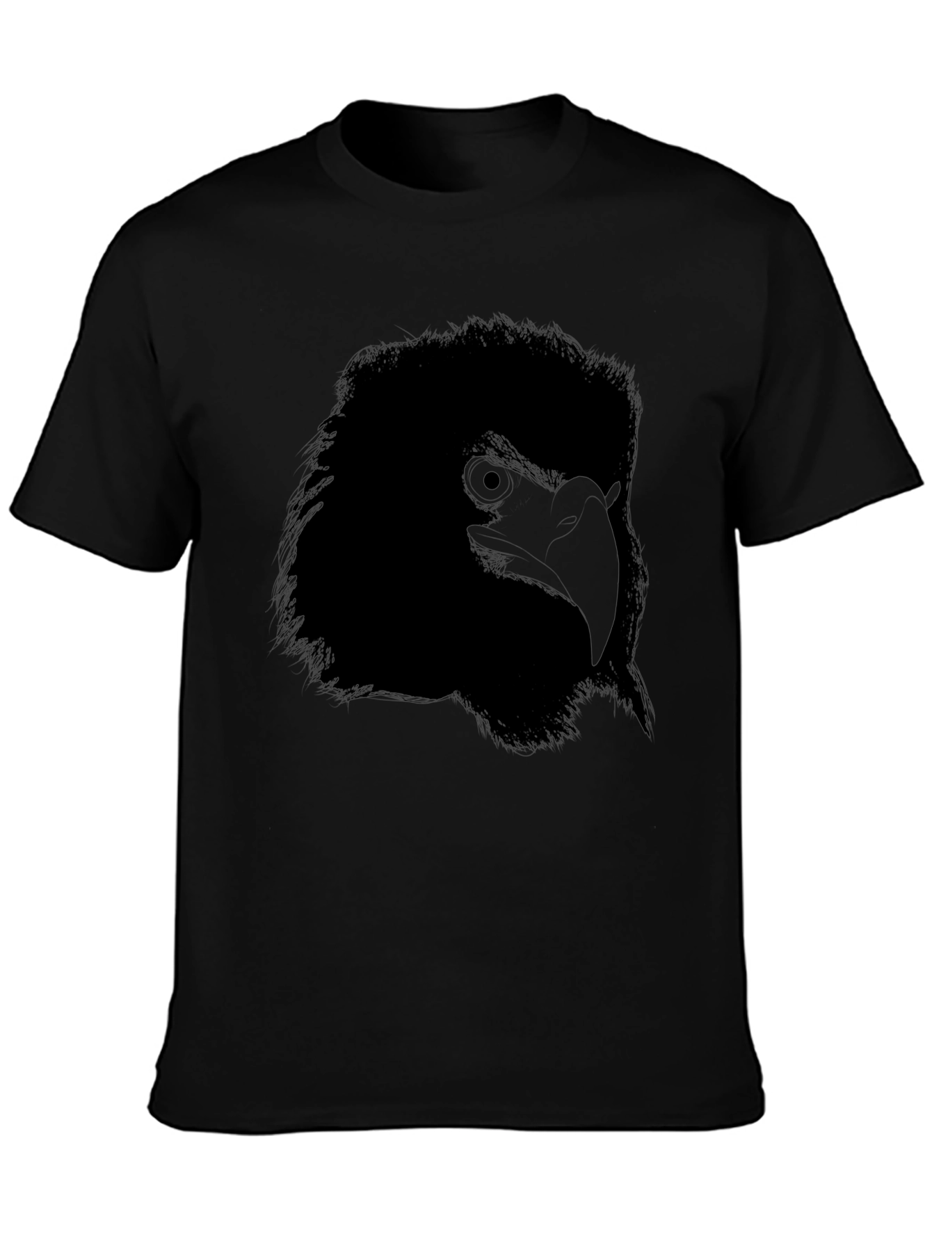 Black Bird Graphic Tee - Mens Stylish Casual Top
