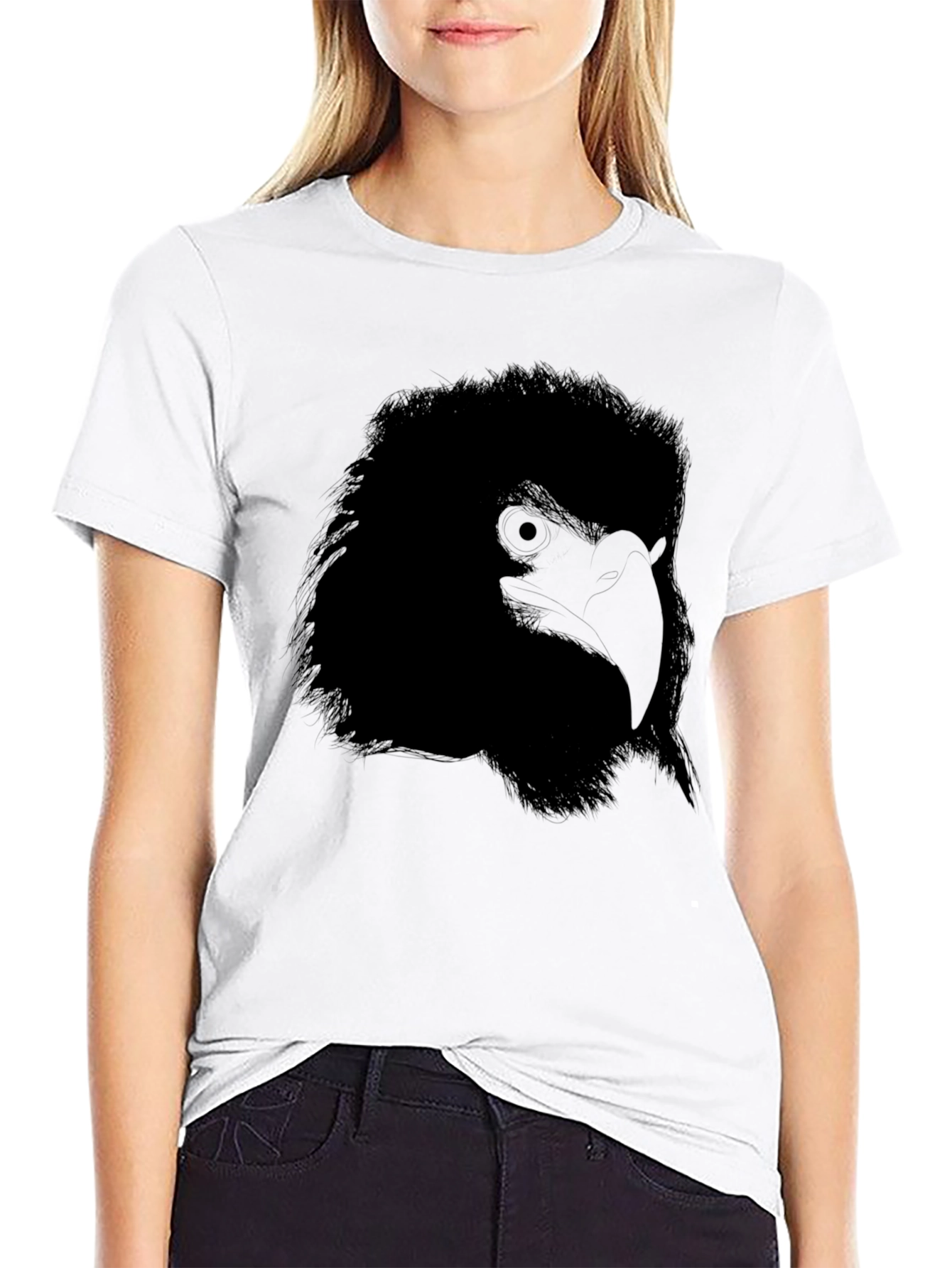 Black Bird Graphic Tee - Mens Stylish Casual Top