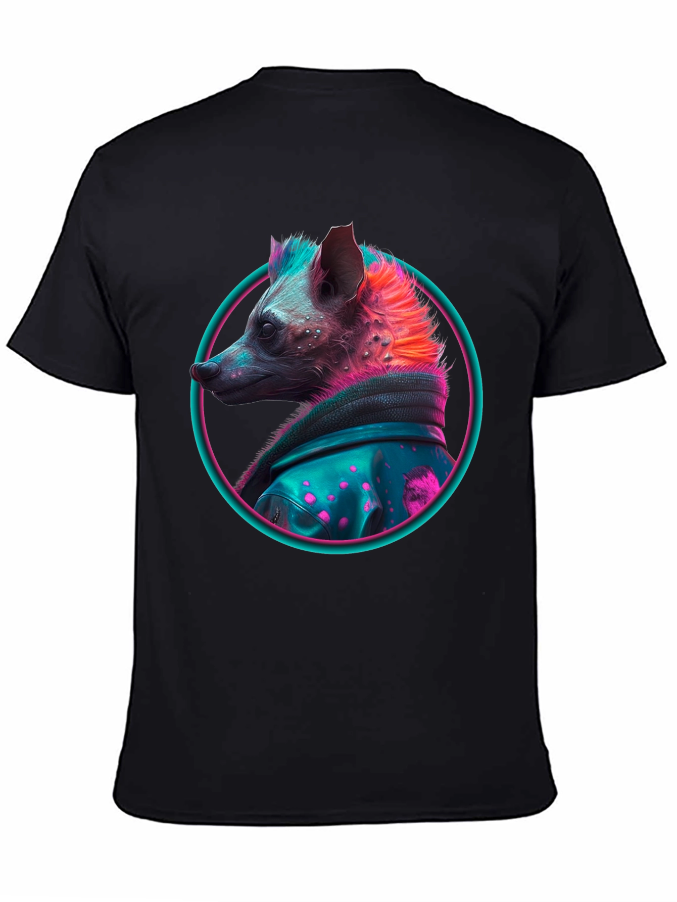 Neon Hyena T-Shirt - Cool Animal Design