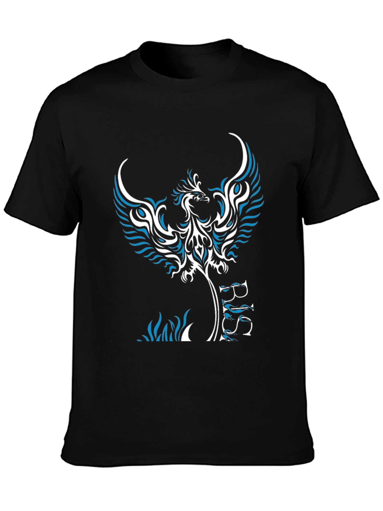 Phoenix Rise Graphic Tee - Black