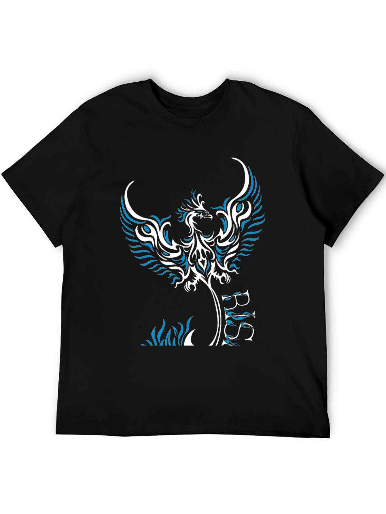 Phoenix Rise Graphic Tee - Black