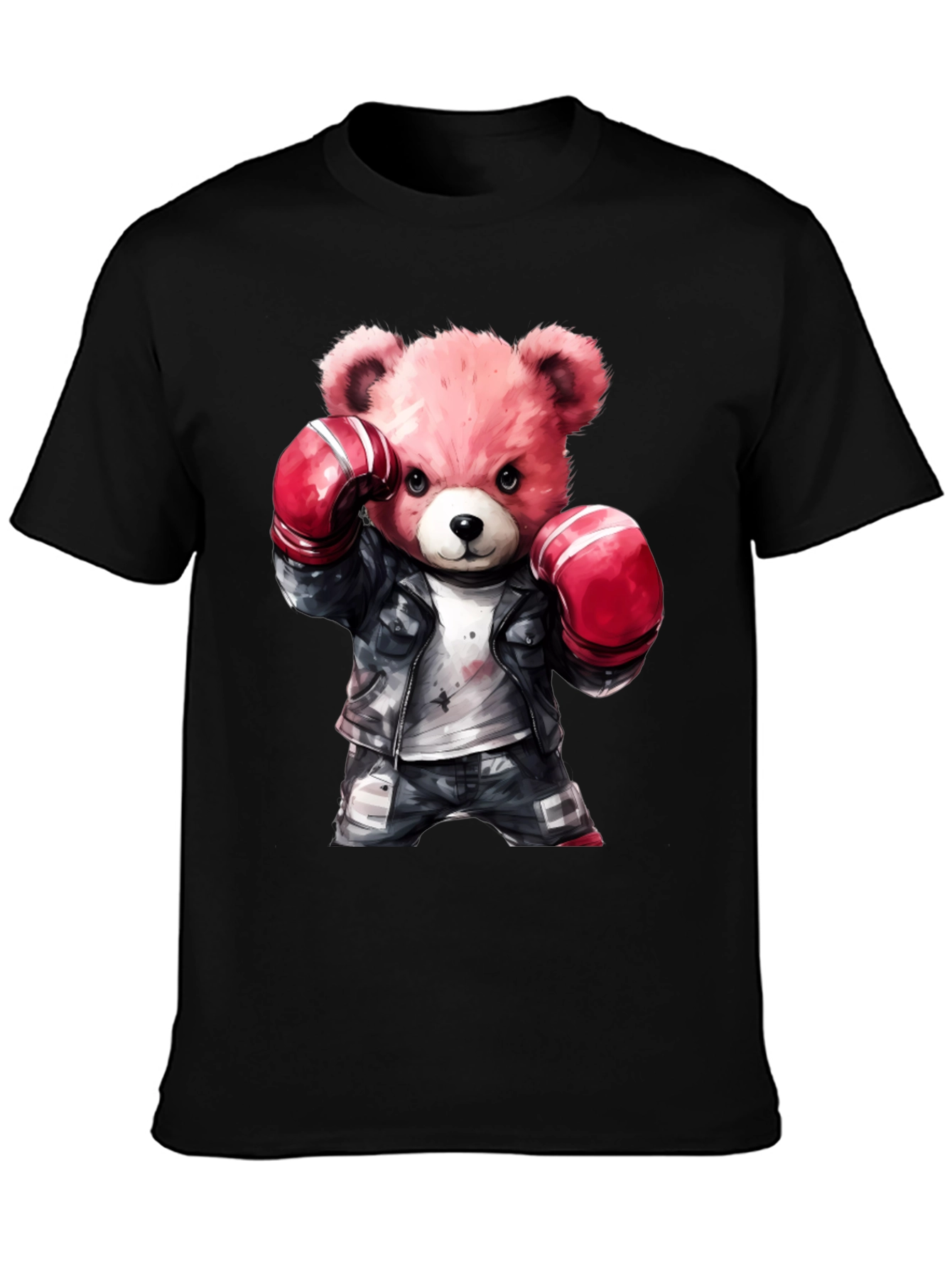 Boxing Bear Graphic Tee - Punchy Style