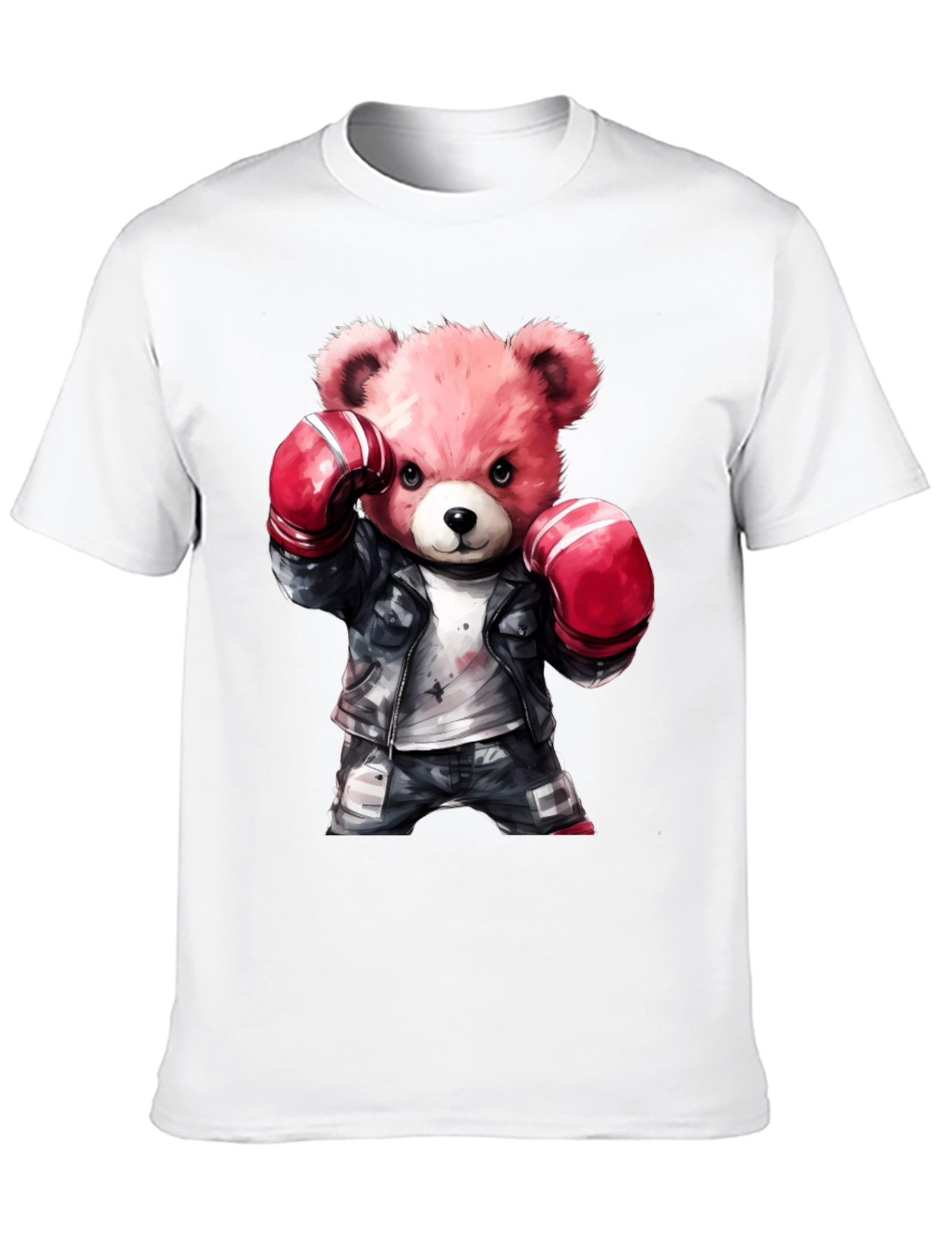Boxing Bear Graphic Tee - Punchy Style