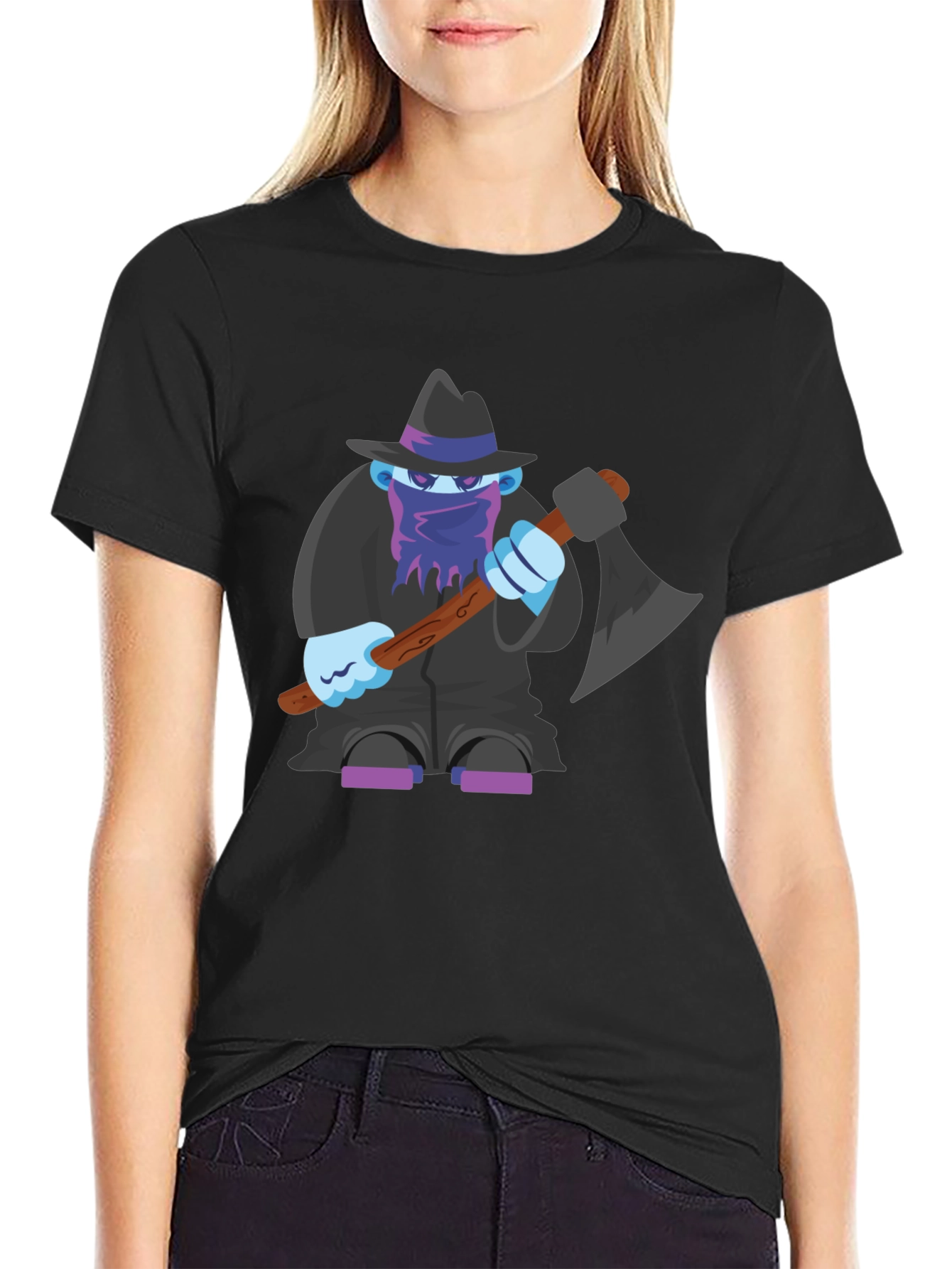 Axe Monster Graphic T-Shirt