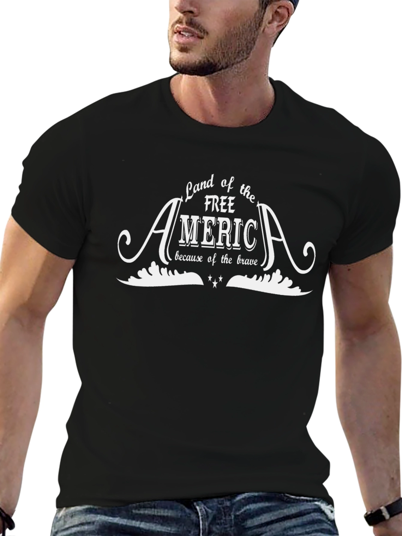 Land of the Free America T-Shirt - Patriotic Pride