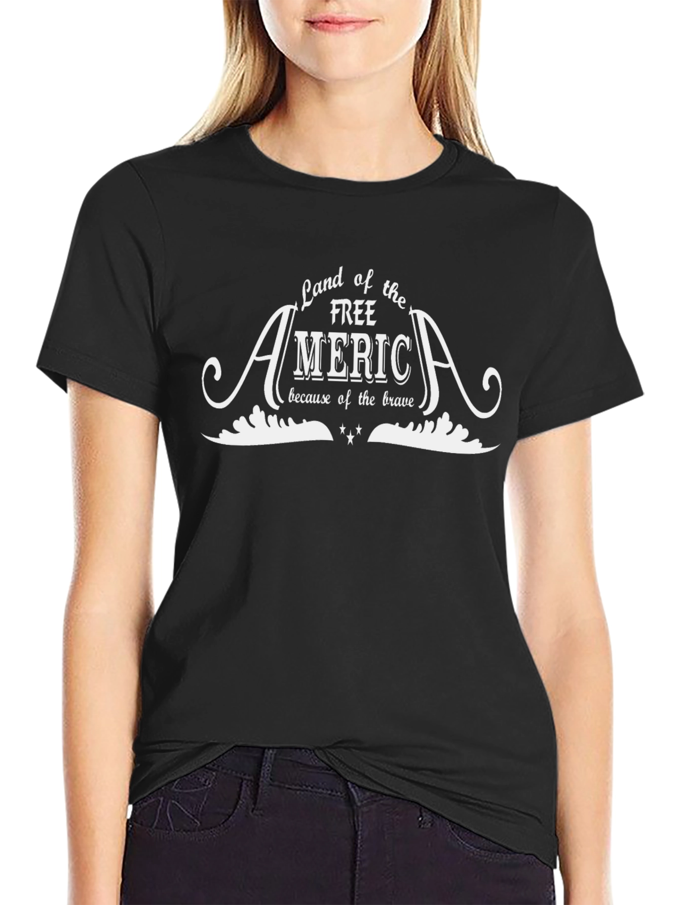 Land of the Free America T-Shirt - Patriotic Pride