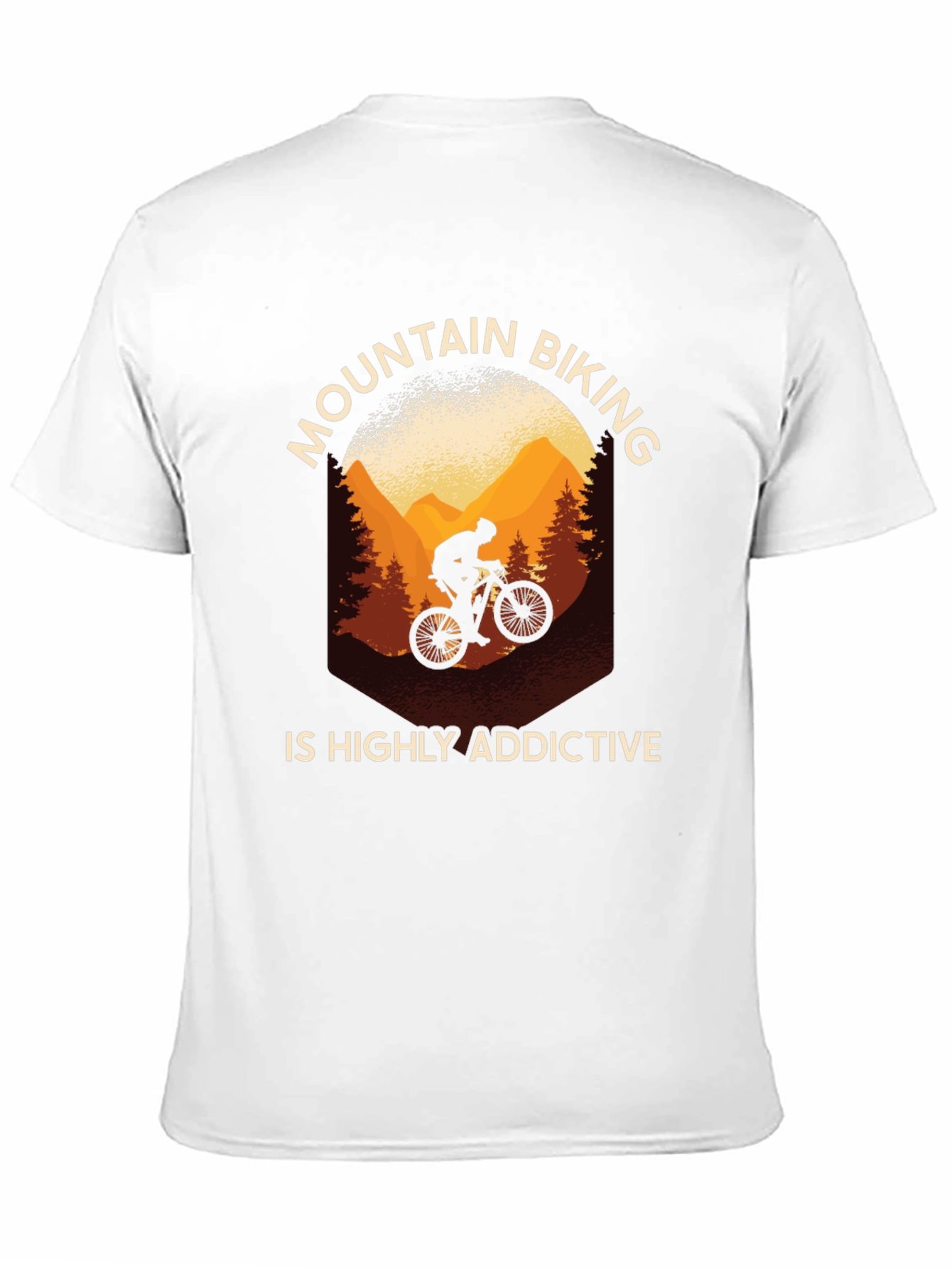 Mountain Biking Addictive Graphic Tee