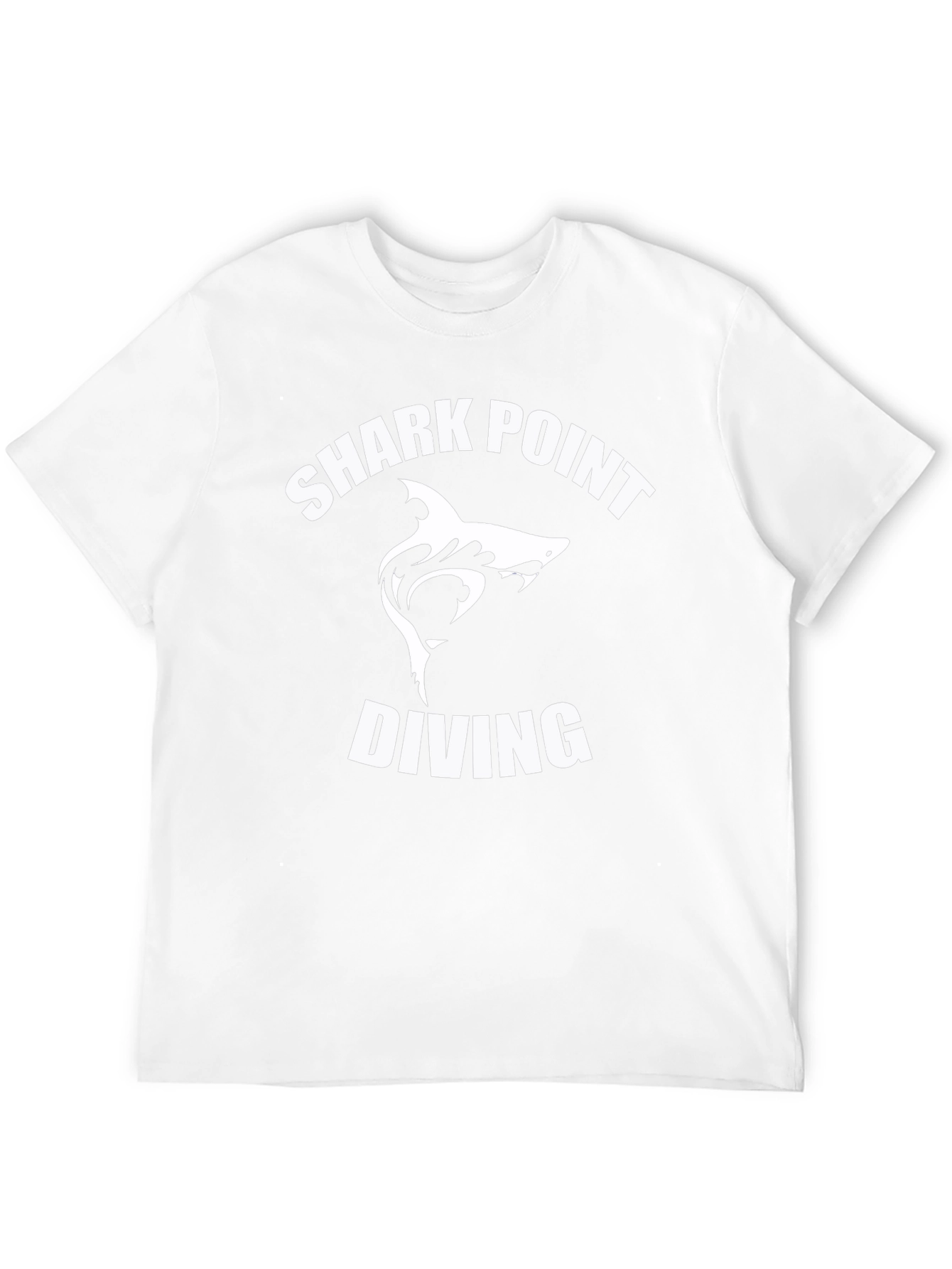 Shark Point Diving T-Shirt - Black Dive Tee