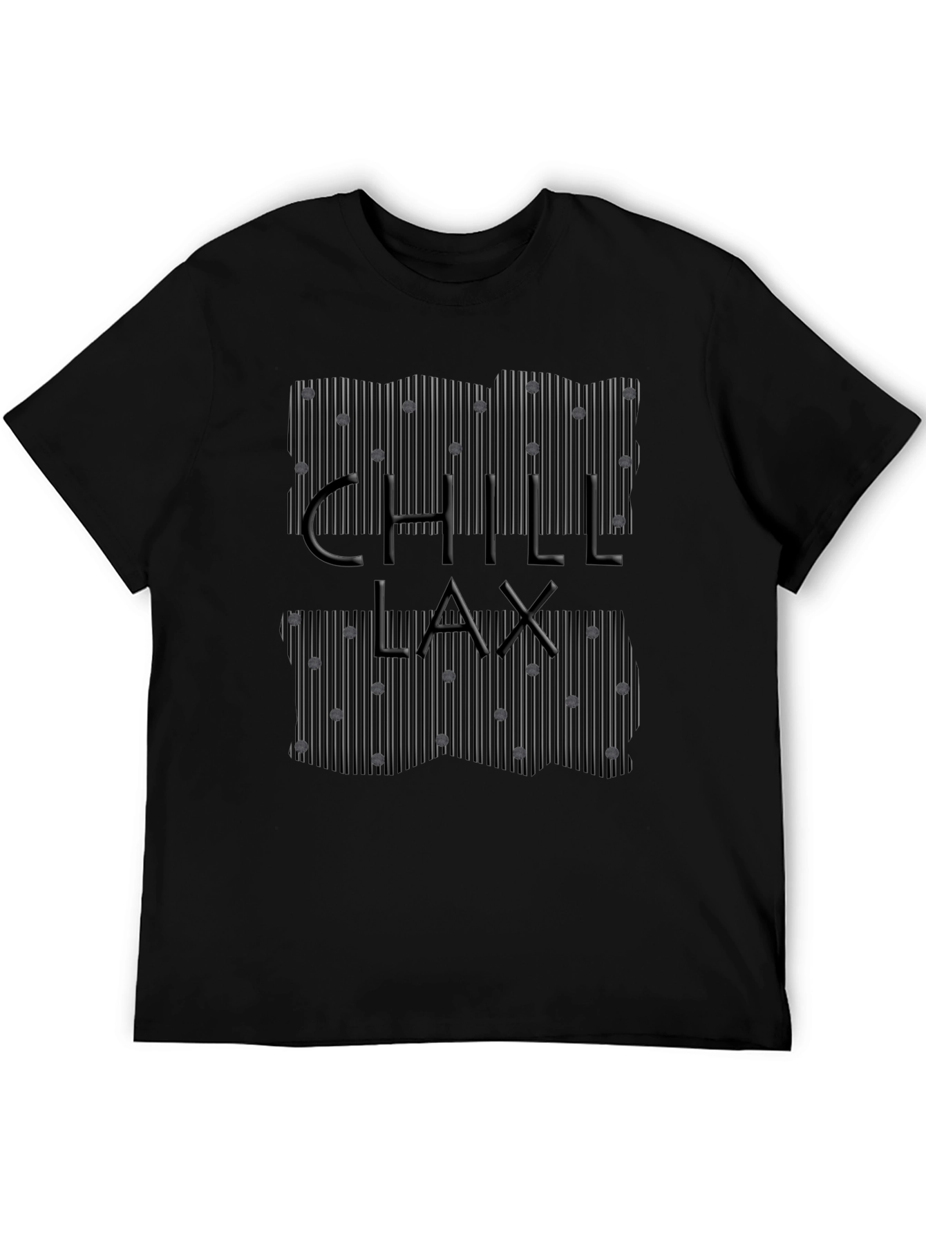 Chill Lax T-Shirt - Modern Striped Design