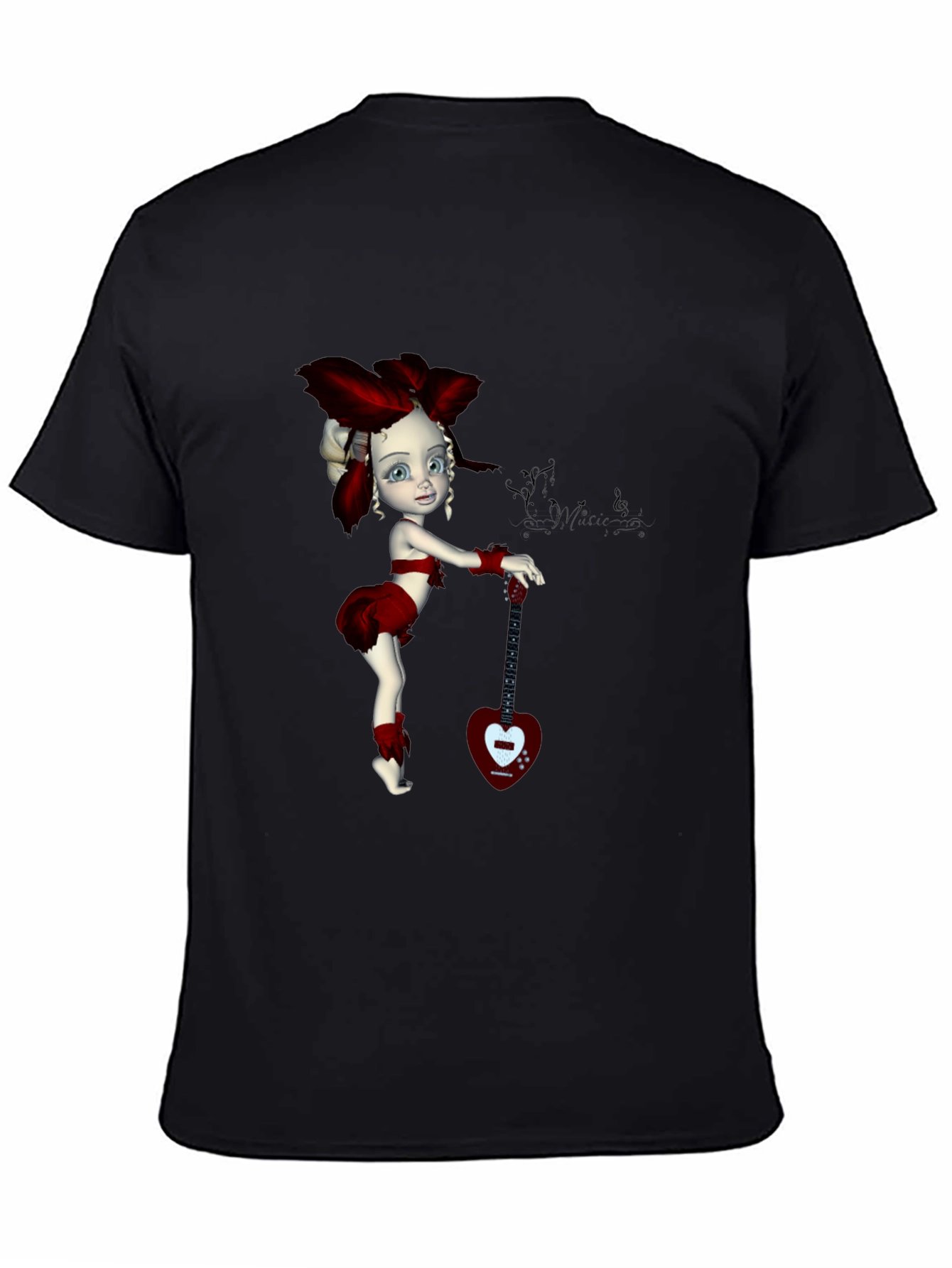 Whimsical Pixie Guitar T-Shirt