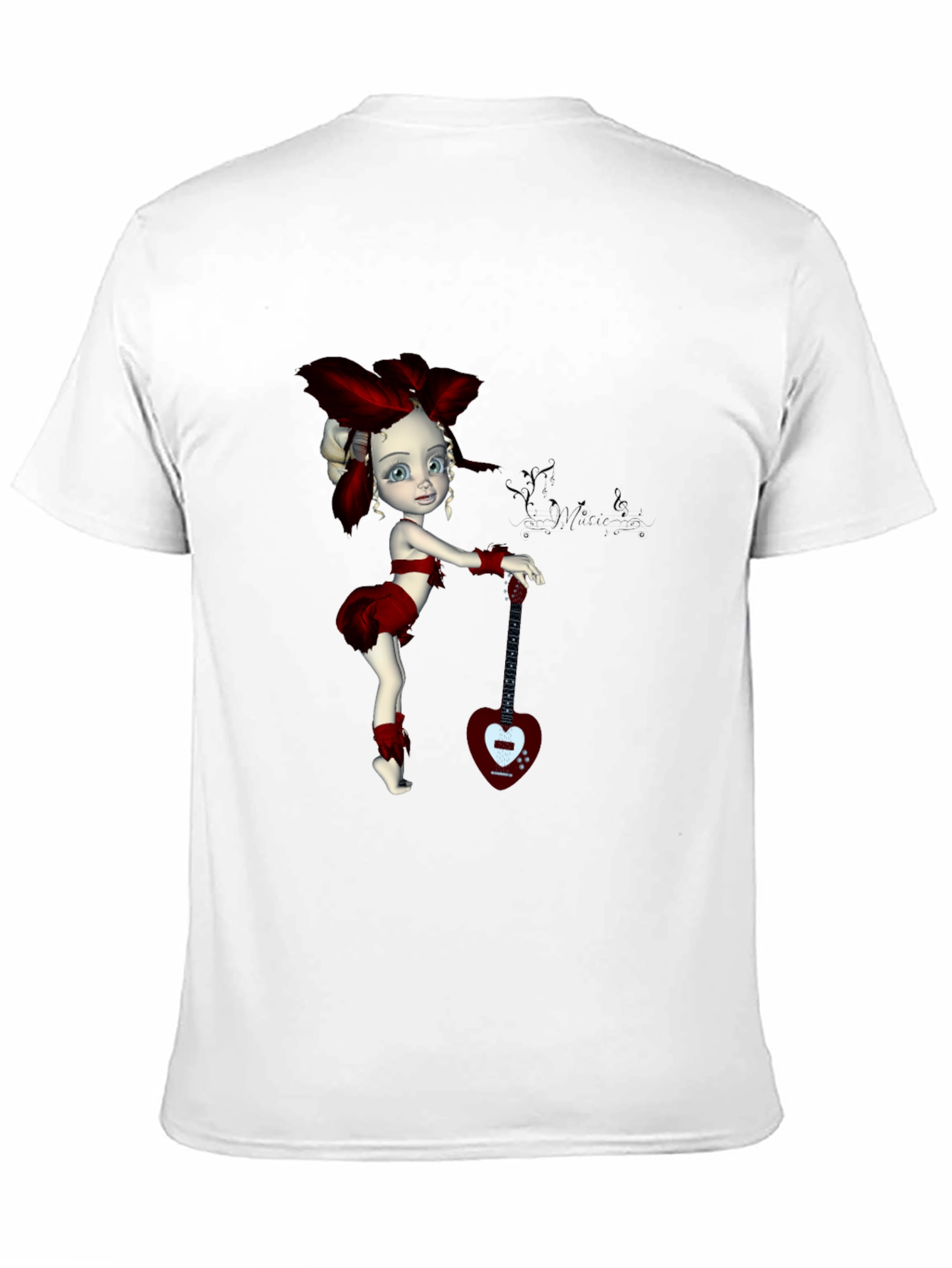 Whimsical Pixie Guitar T-Shirt