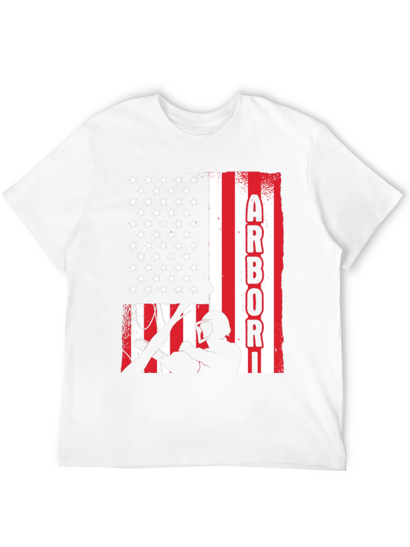 Arbori Flag Graphic Tee - Black Cotton Blend