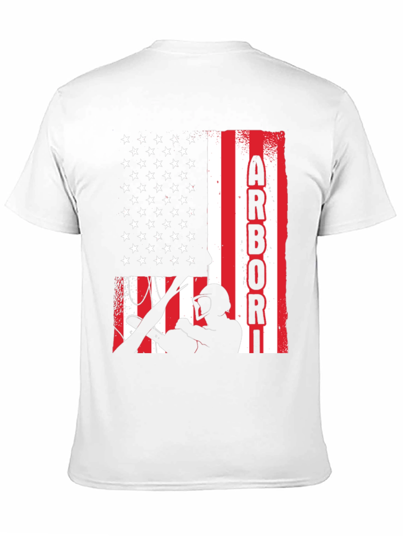 Arbori Flag Graphic Tee - Black Cotton Blend