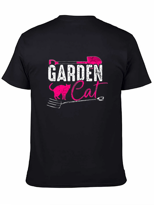 Garden Cat T-Shirt: Gardening Humor