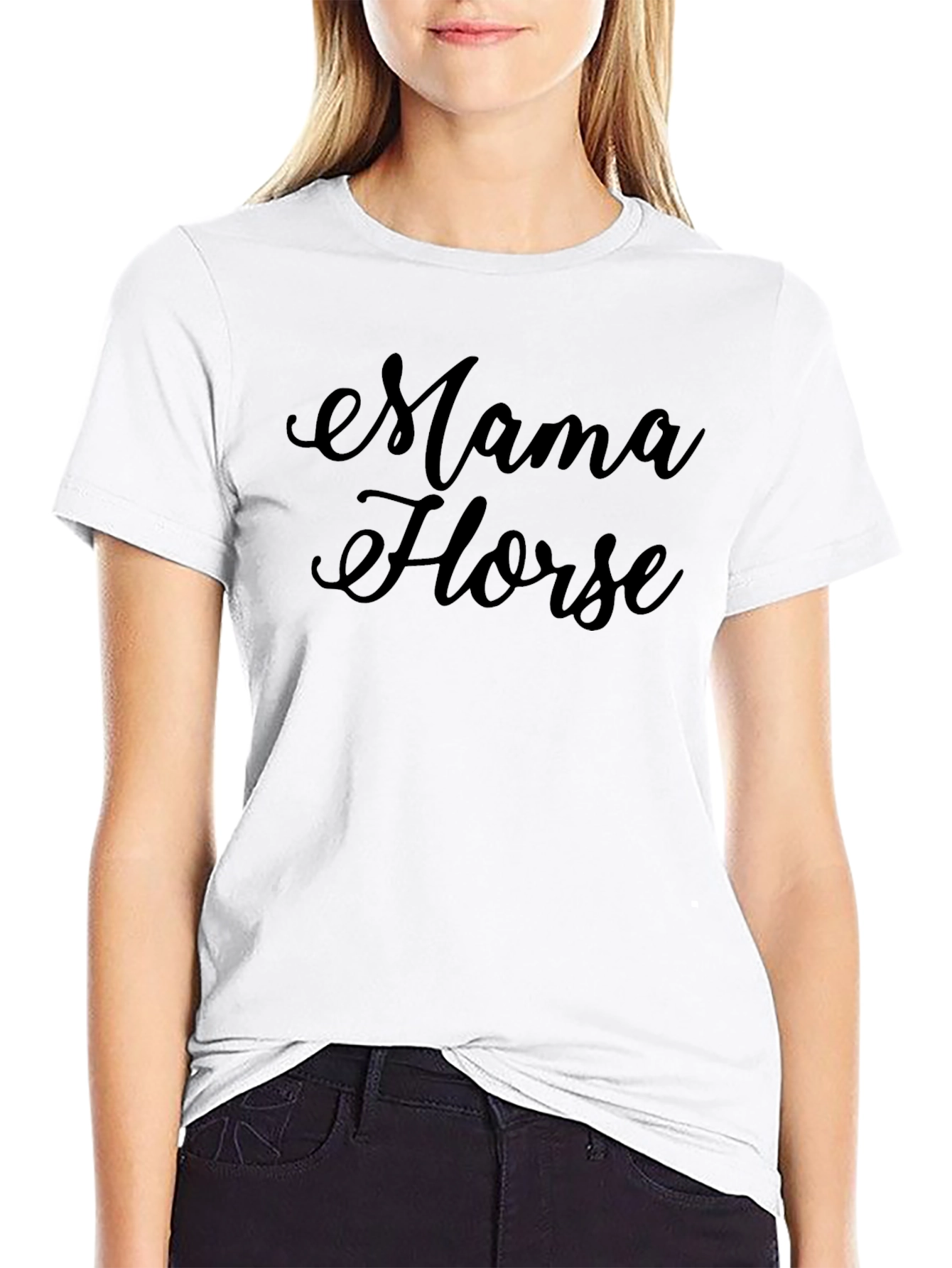Mama Horse Black T-Shirt
