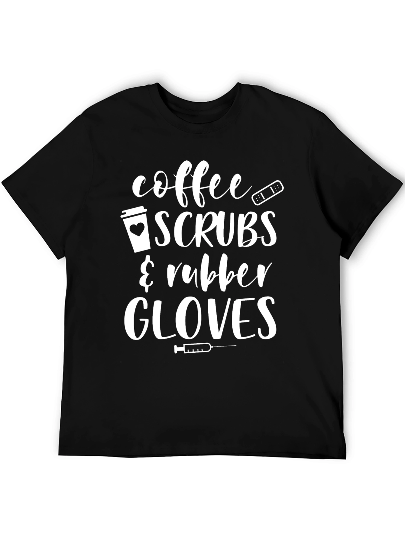 Coffee Scrubs & Rubber Gloves Graphic T-Shirt