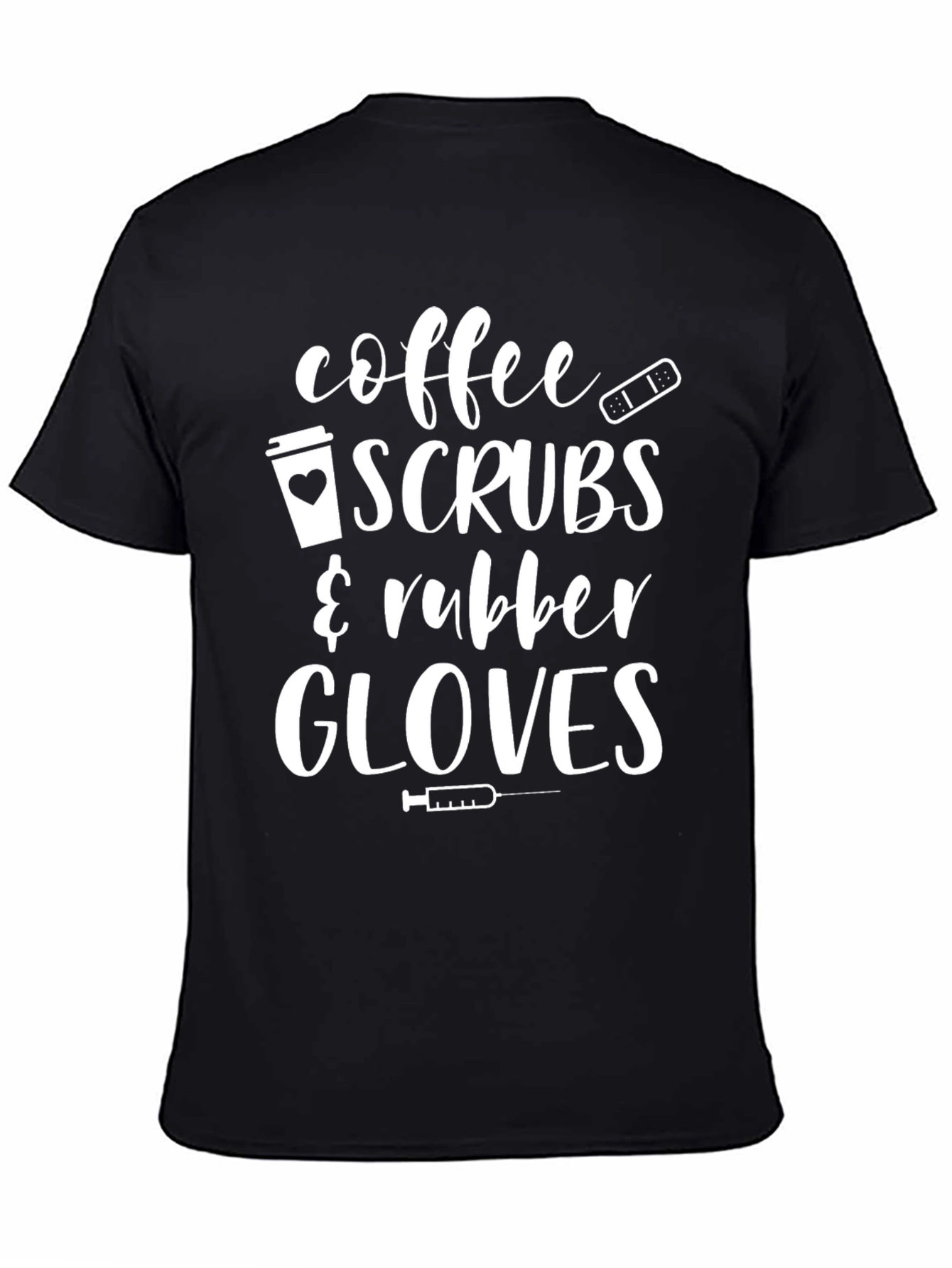 Coffee Scrubs & Rubber Gloves Graphic T-Shirt