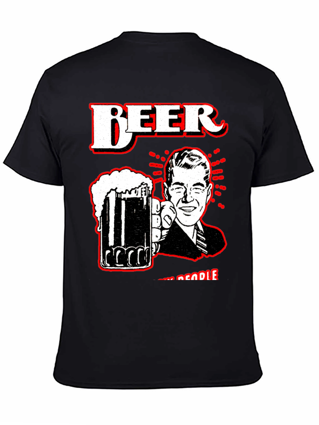 Retro Beer Lovers T-Shirt - Cheers!