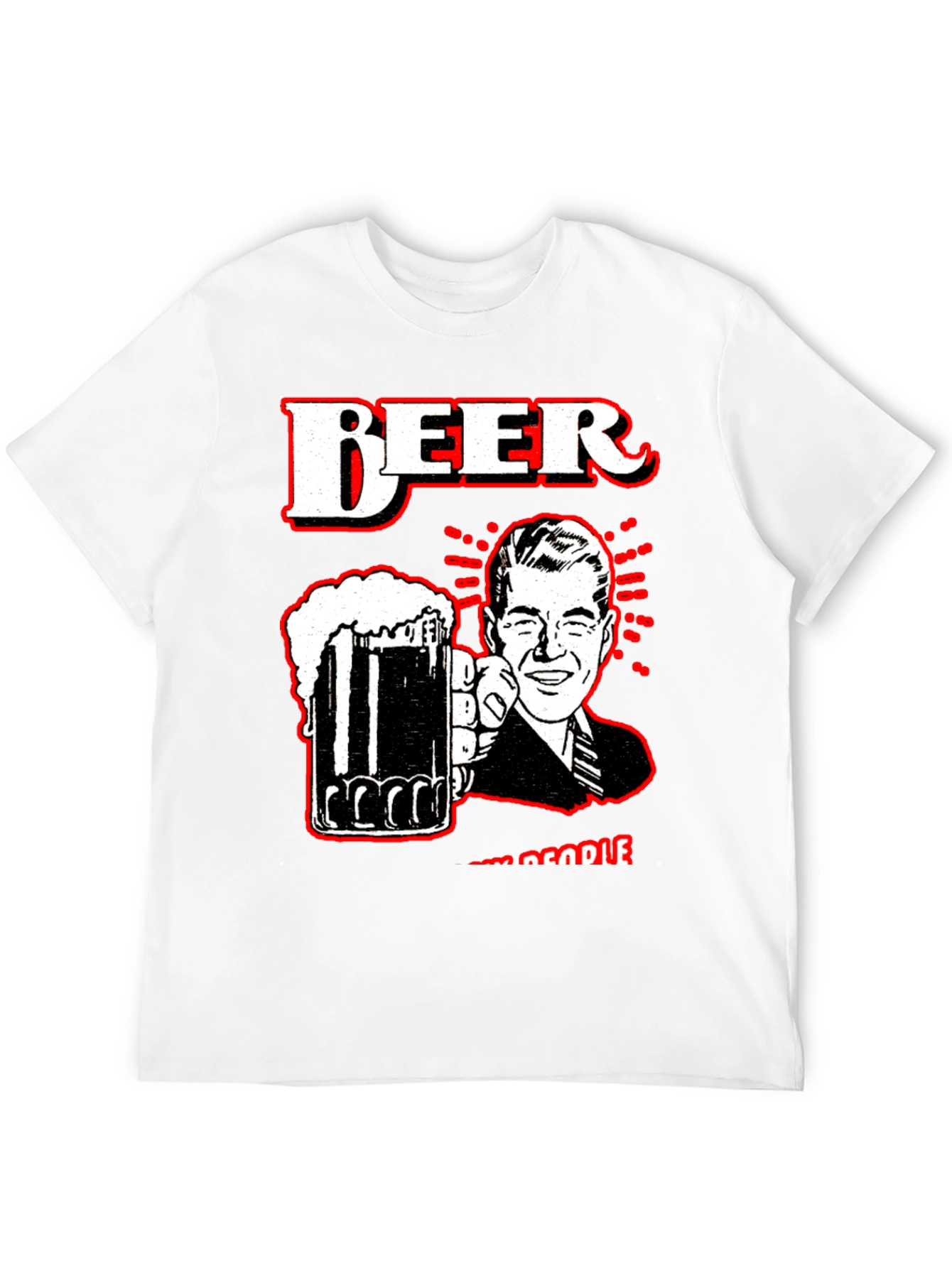 Retro Beer Lovers T-Shirt - Cheers!