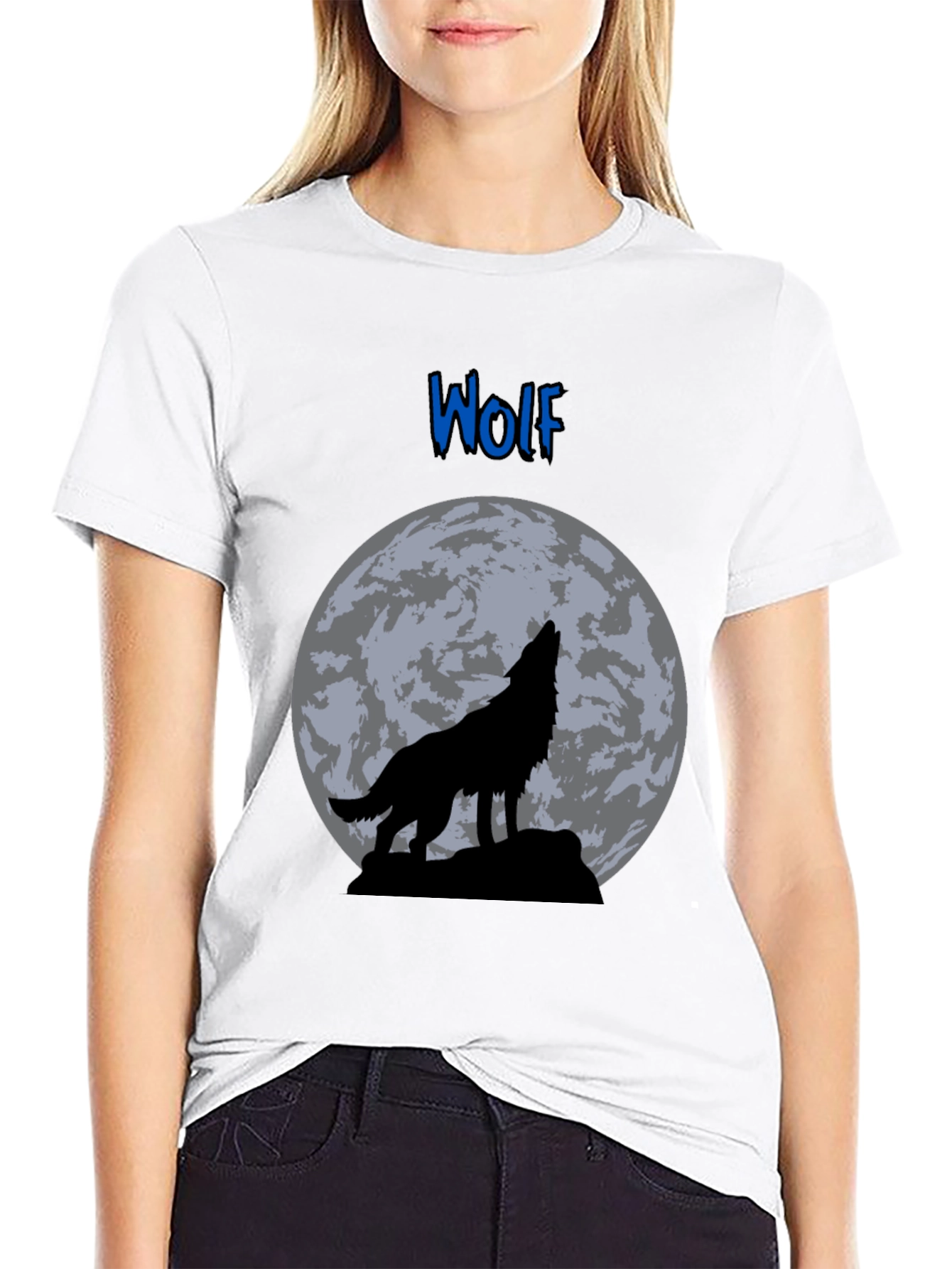 Wolf Moon Graphic T-Shirt