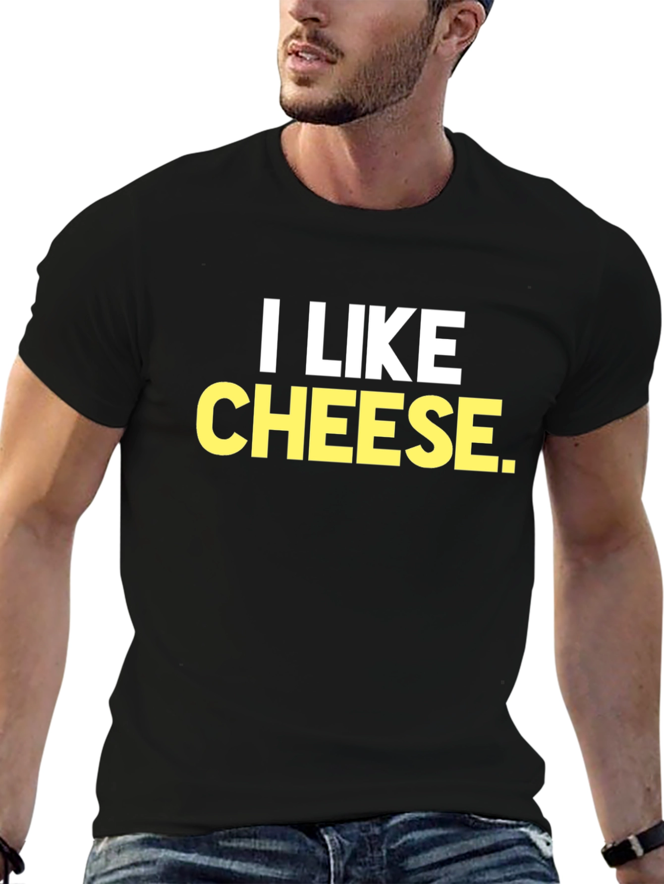I Like Cheese Funny Graphic T-Shirt