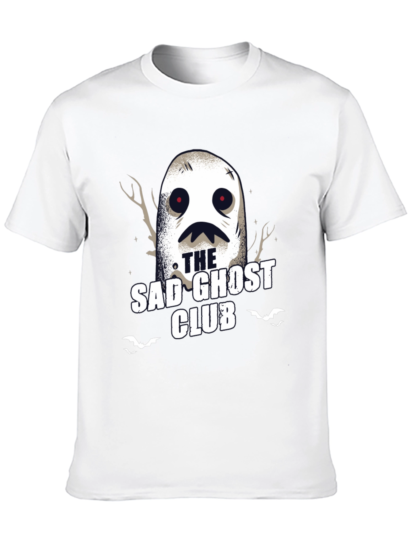 Sad Ghost Club Graphic Tee - Stylish Spooky T-Shirt