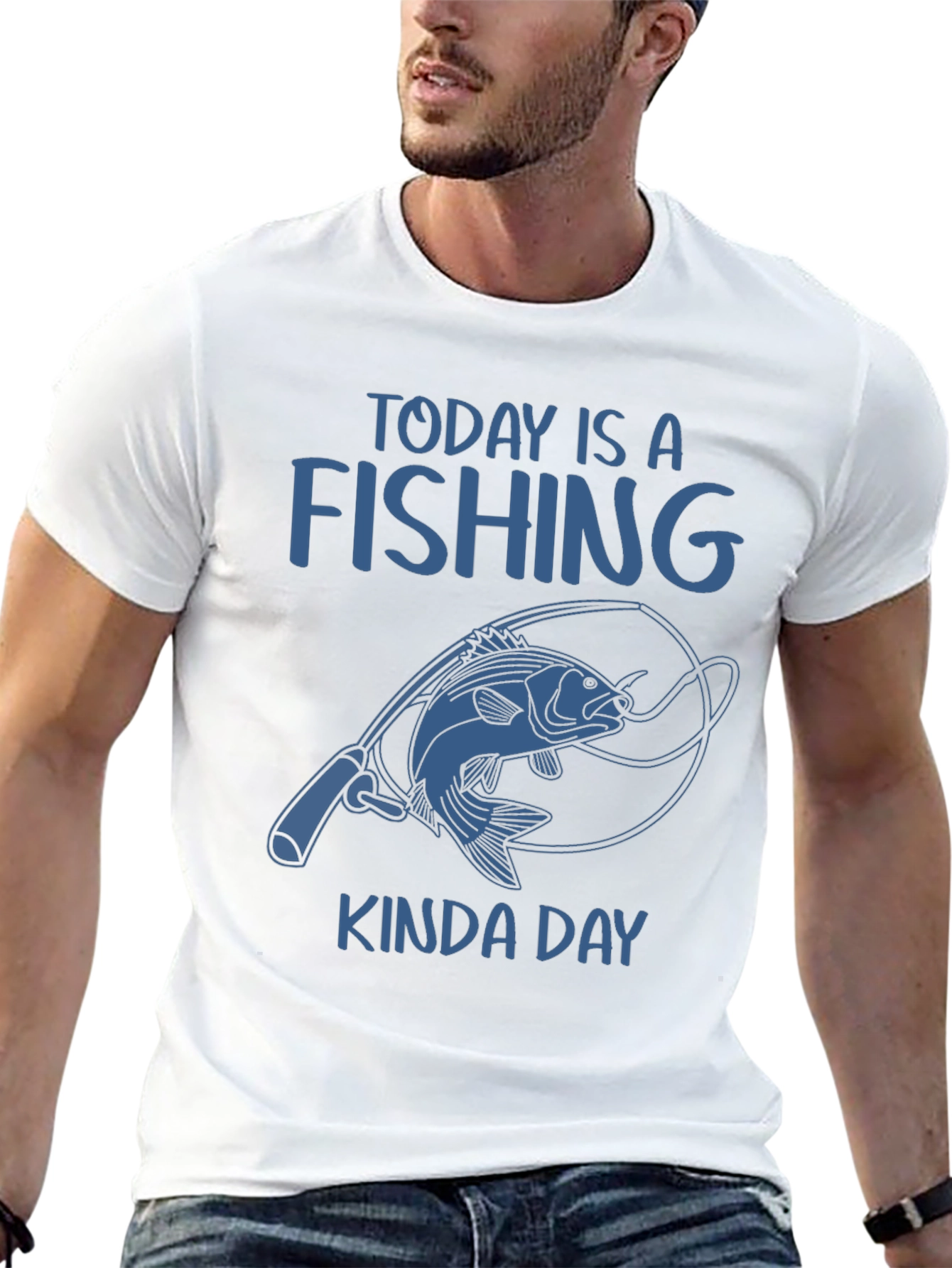 Fishing Kinda Day T-Shirt - Unique Angler Tee