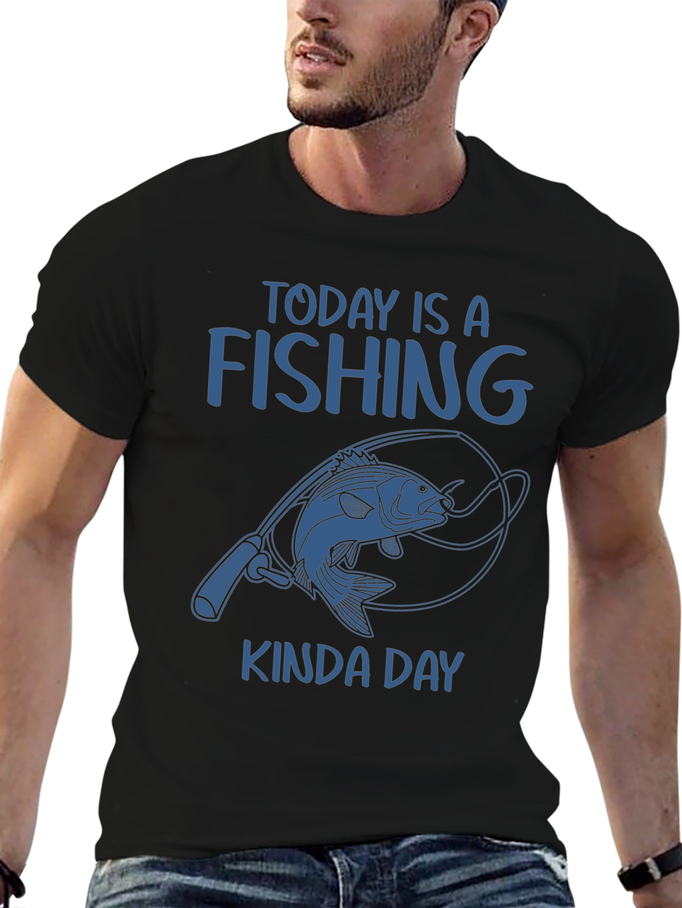 Fishing Kinda Day T-Shirt - Unique Angler Tee