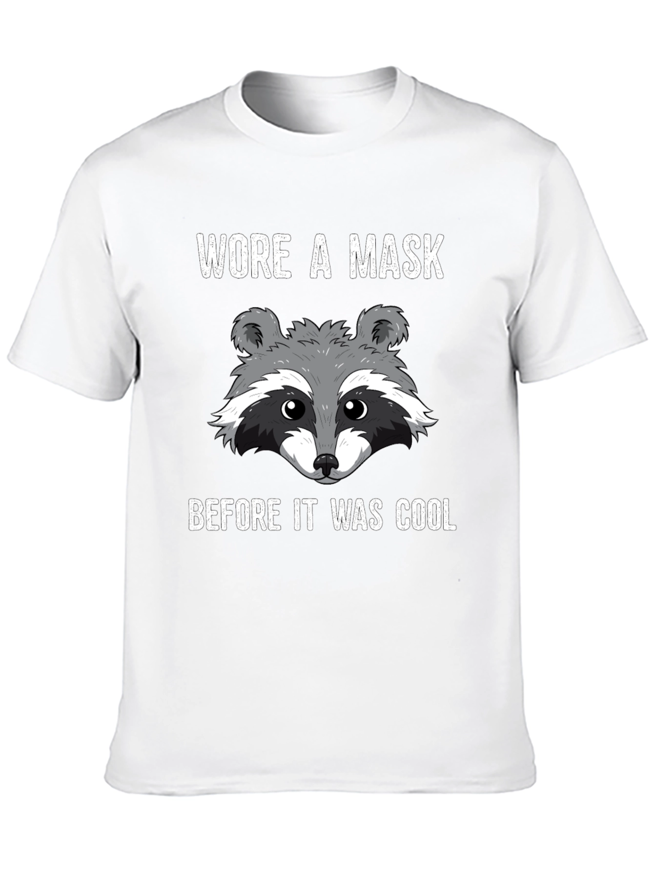 Masked Raccoon Graphic T-Shirt