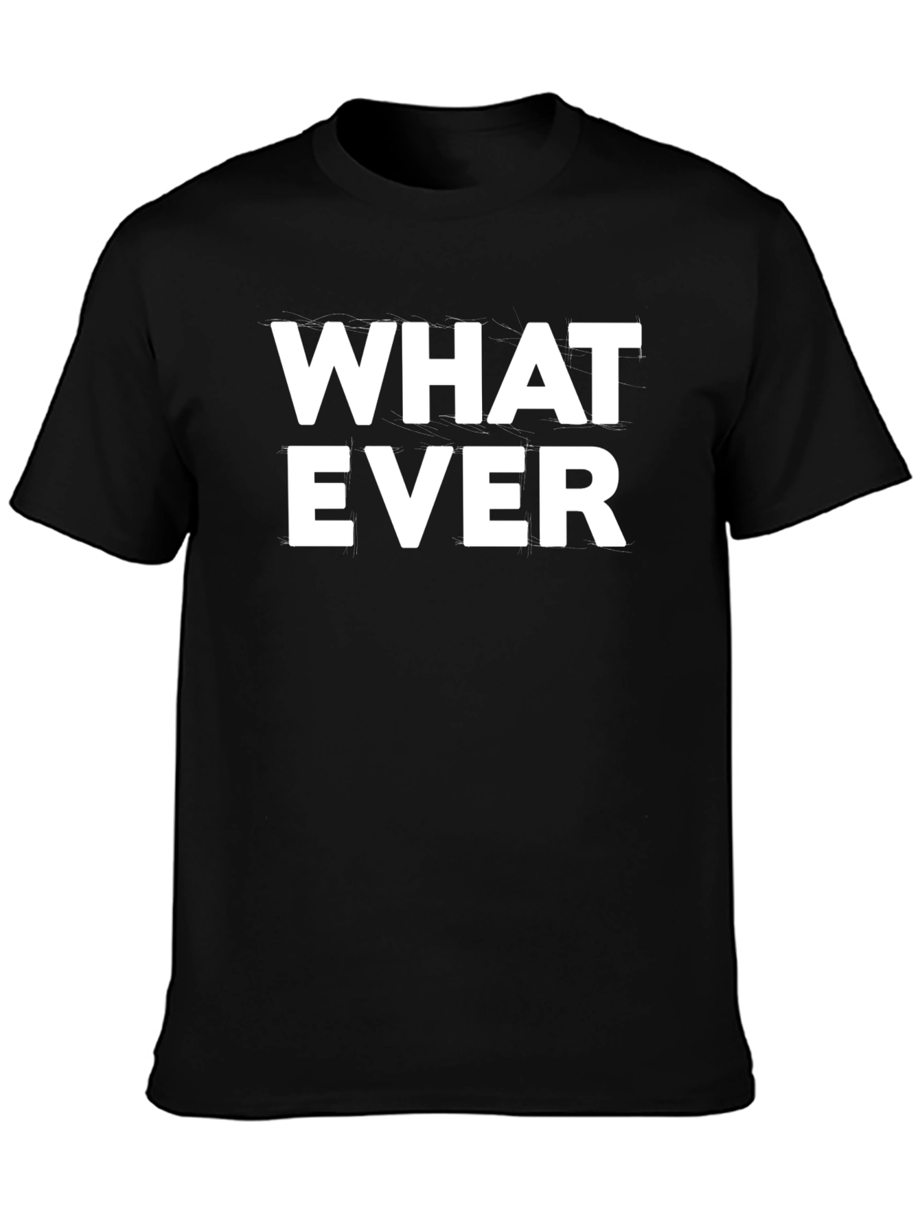 Whatever Graphic Print Crew Neck T-Shirt