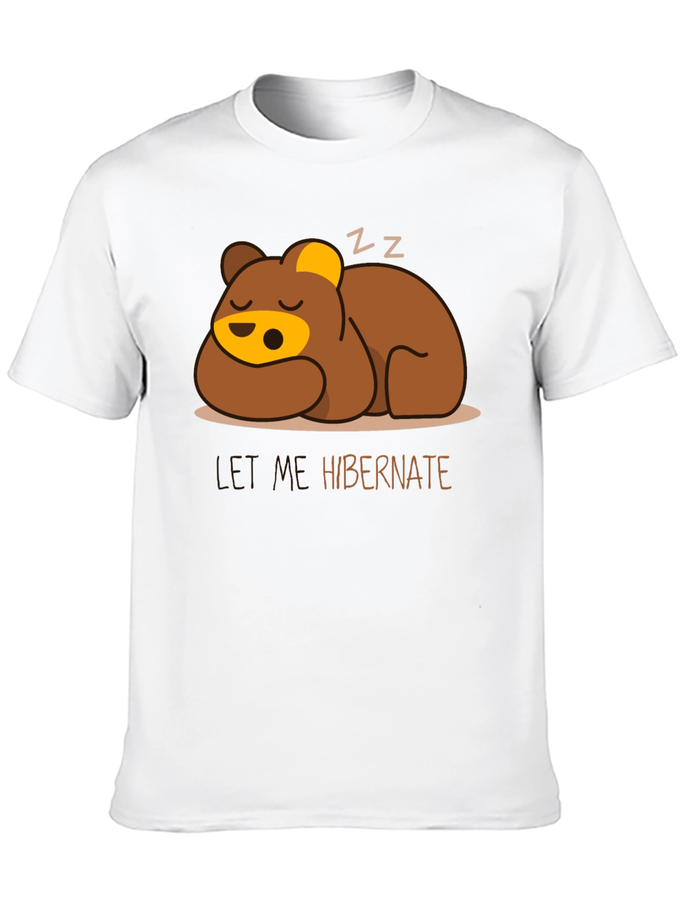 Let Me Hibernate Bear Graphic T-Shirt
