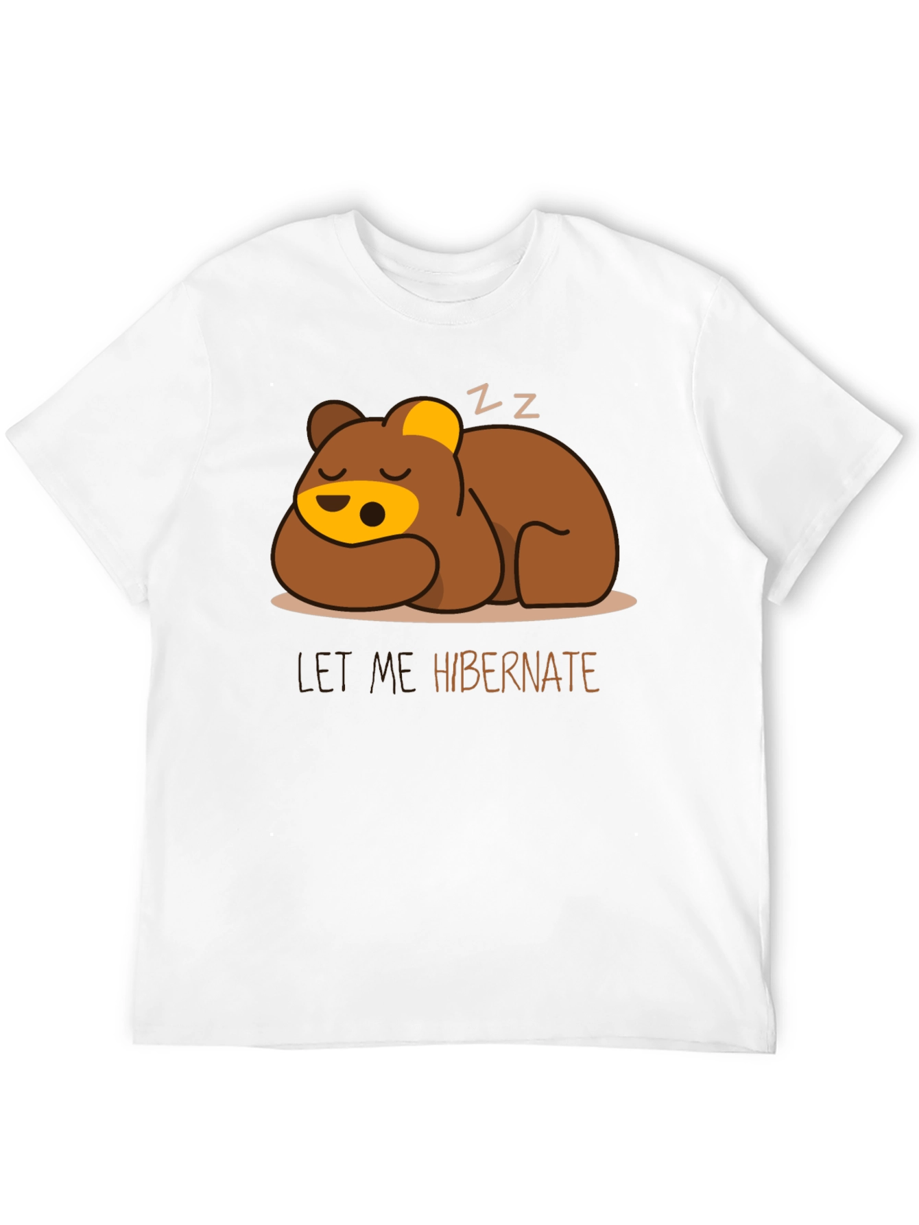 Let Me Hibernate Bear Graphic T-Shirt