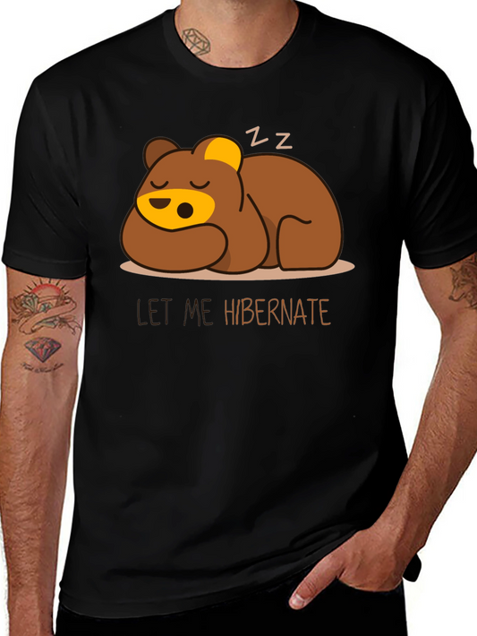 Let Me Hibernate Bear Graphic T-Shirt
