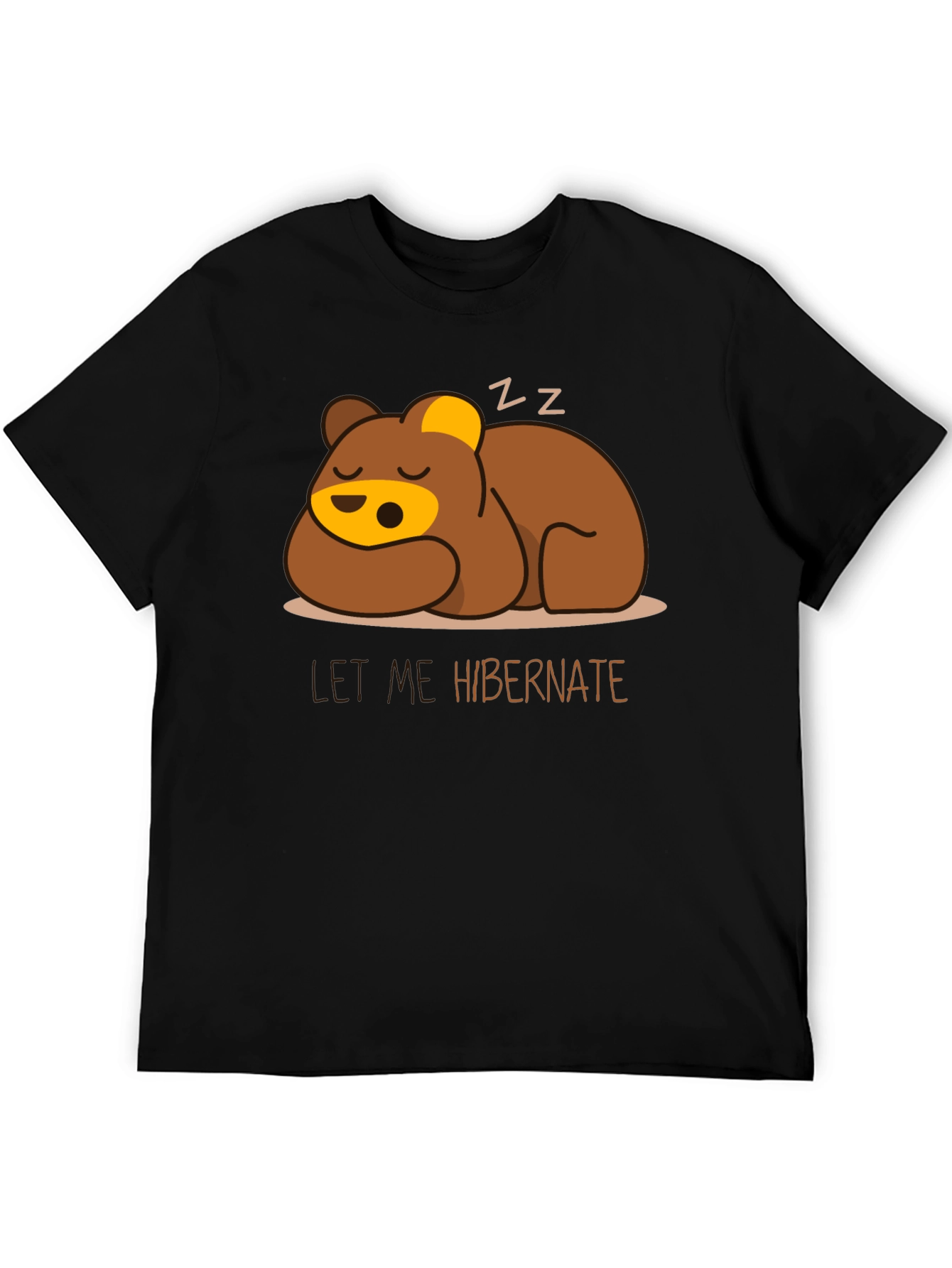Let Me Hibernate Bear Graphic T-Shirt