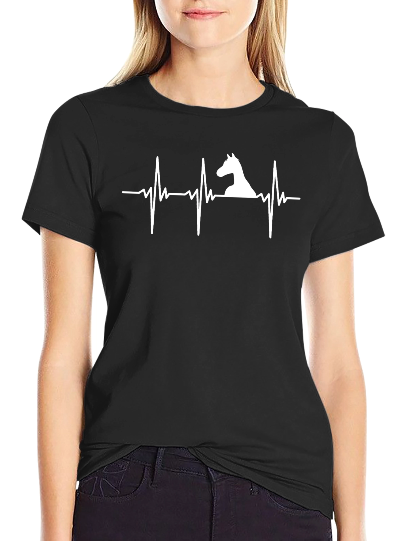 Horse Heartbeat T-Shirt - Equestrian Life