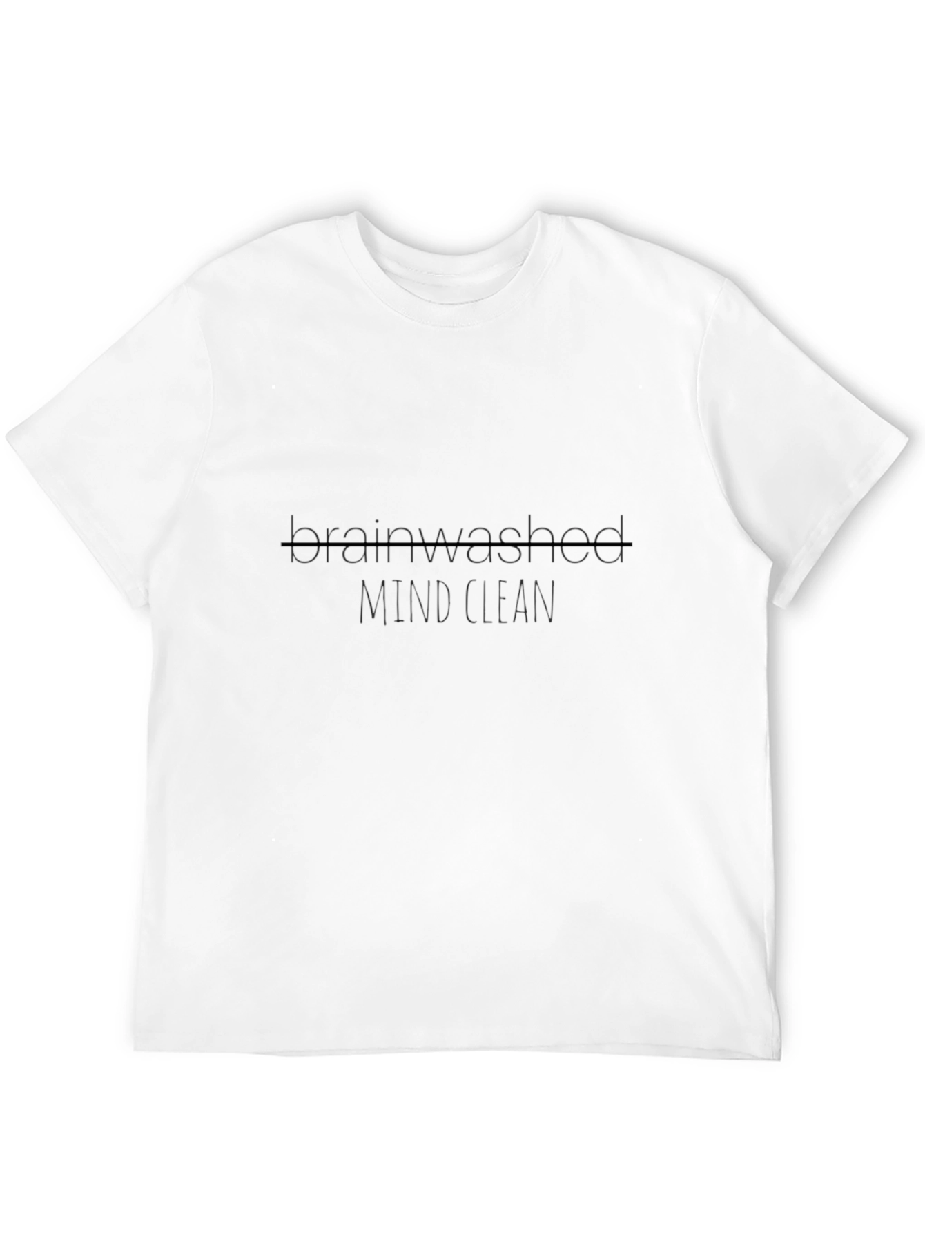 Black Graphic Tee - Overwashed Michigan