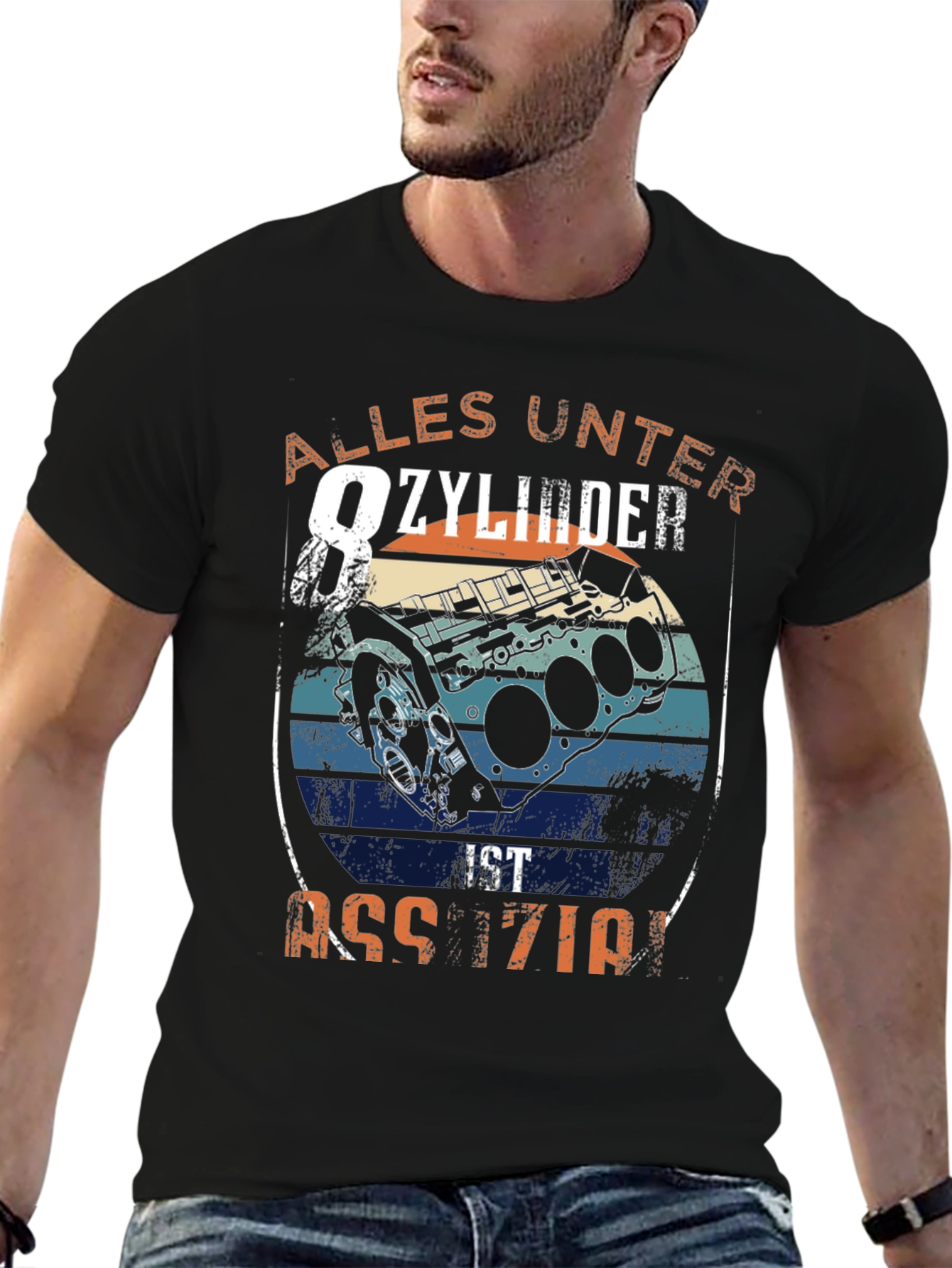 Alles Unter 8 Zylinder T-Shirt