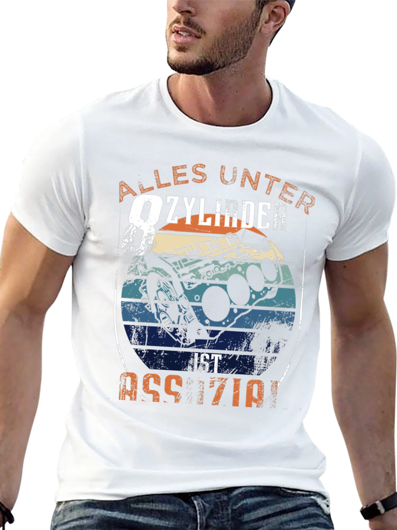 Alles Unter 8 Zylinder T-Shirt